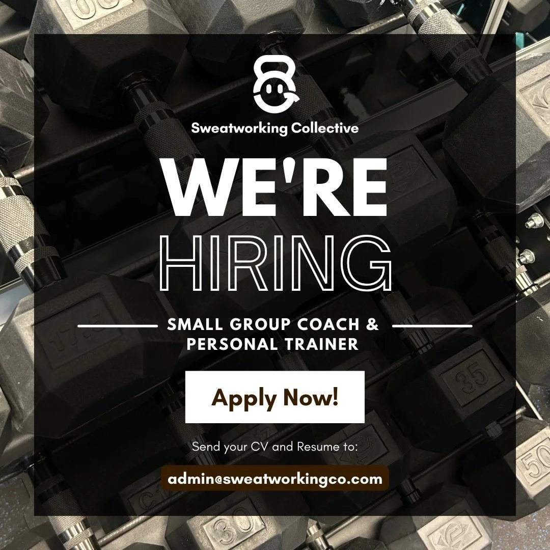 🏋️ We&rsquo;re Hiring at Sweatworking Collective!

We&rsquo;re looking for a passionate and experienced Fitness Professional to join our team! If you love coaching, building community, and helping people reach their goals &mdash; we want to hear fro