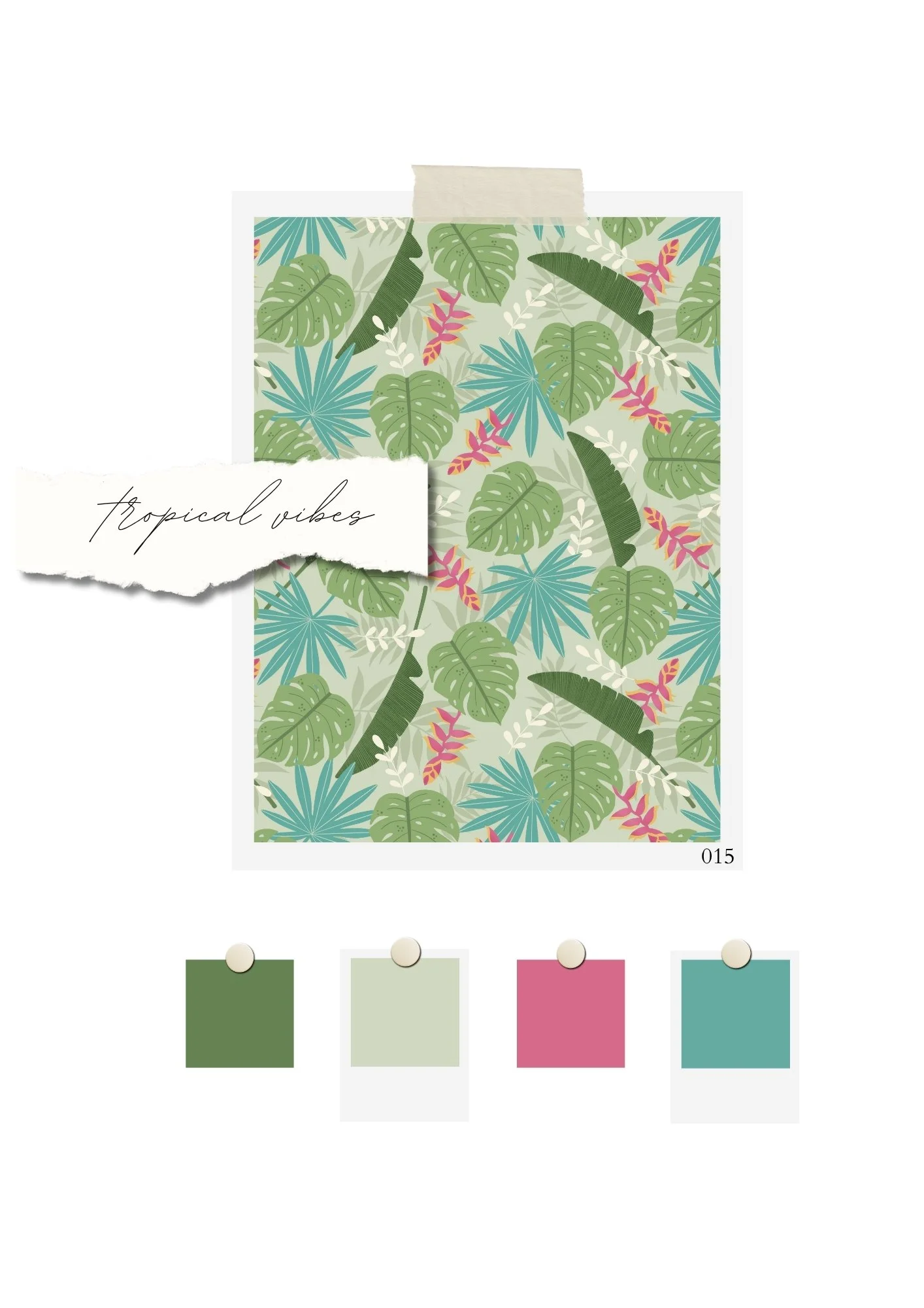 Présentation du motif Tropical Vibes