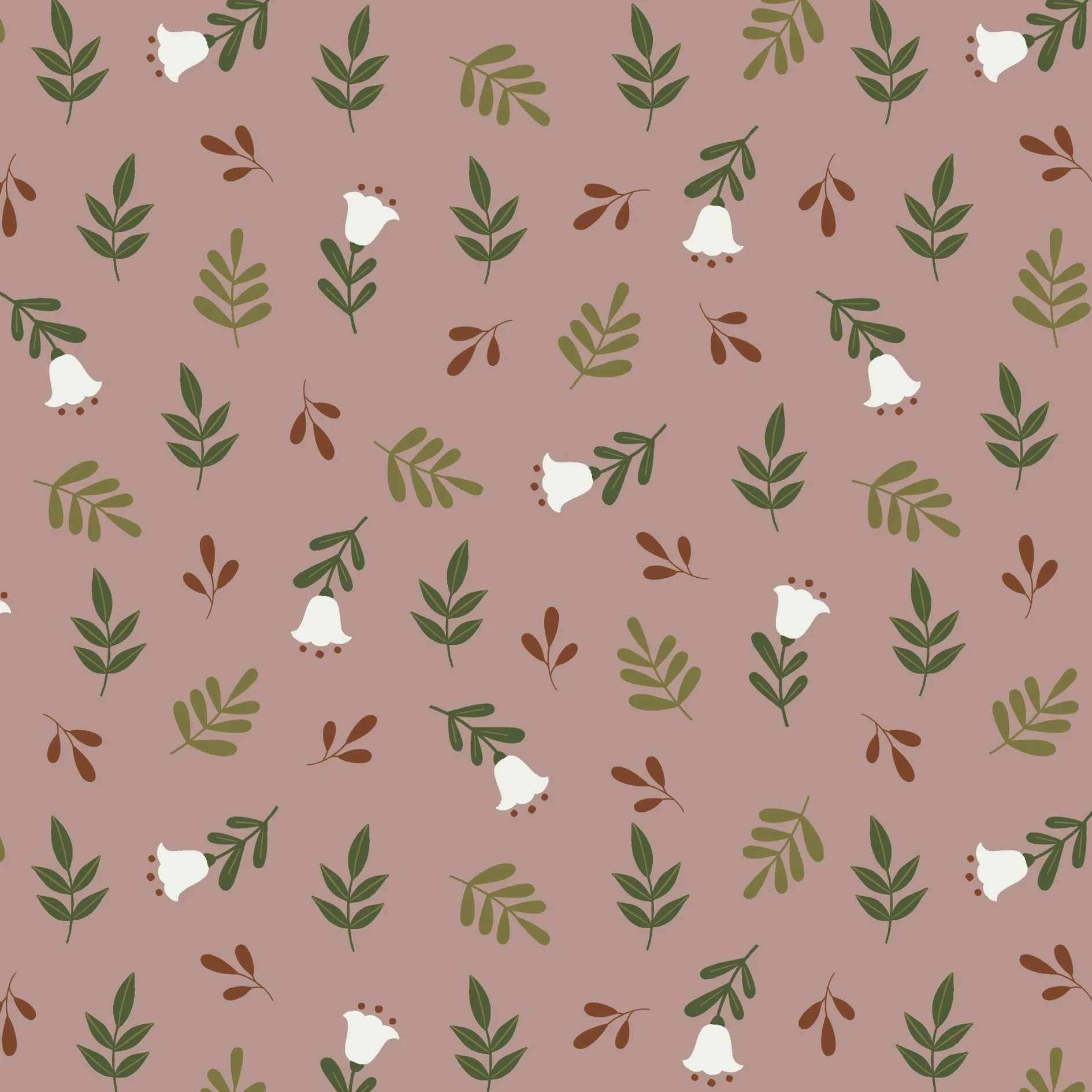 AHC001 - Herbier d'automne - 16 x 16 cm