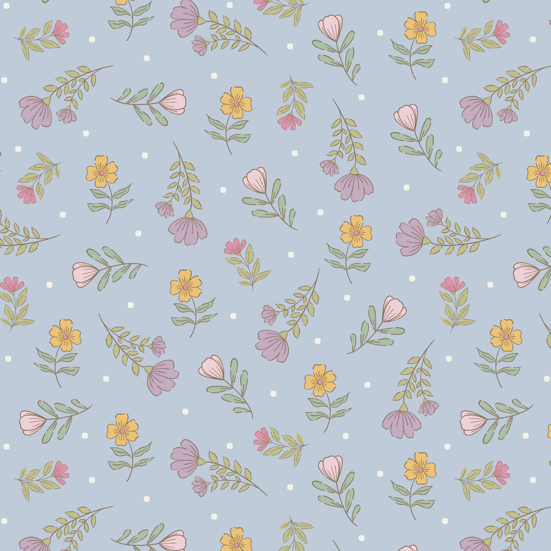 Petites floraisons - Coordonné - PEC002