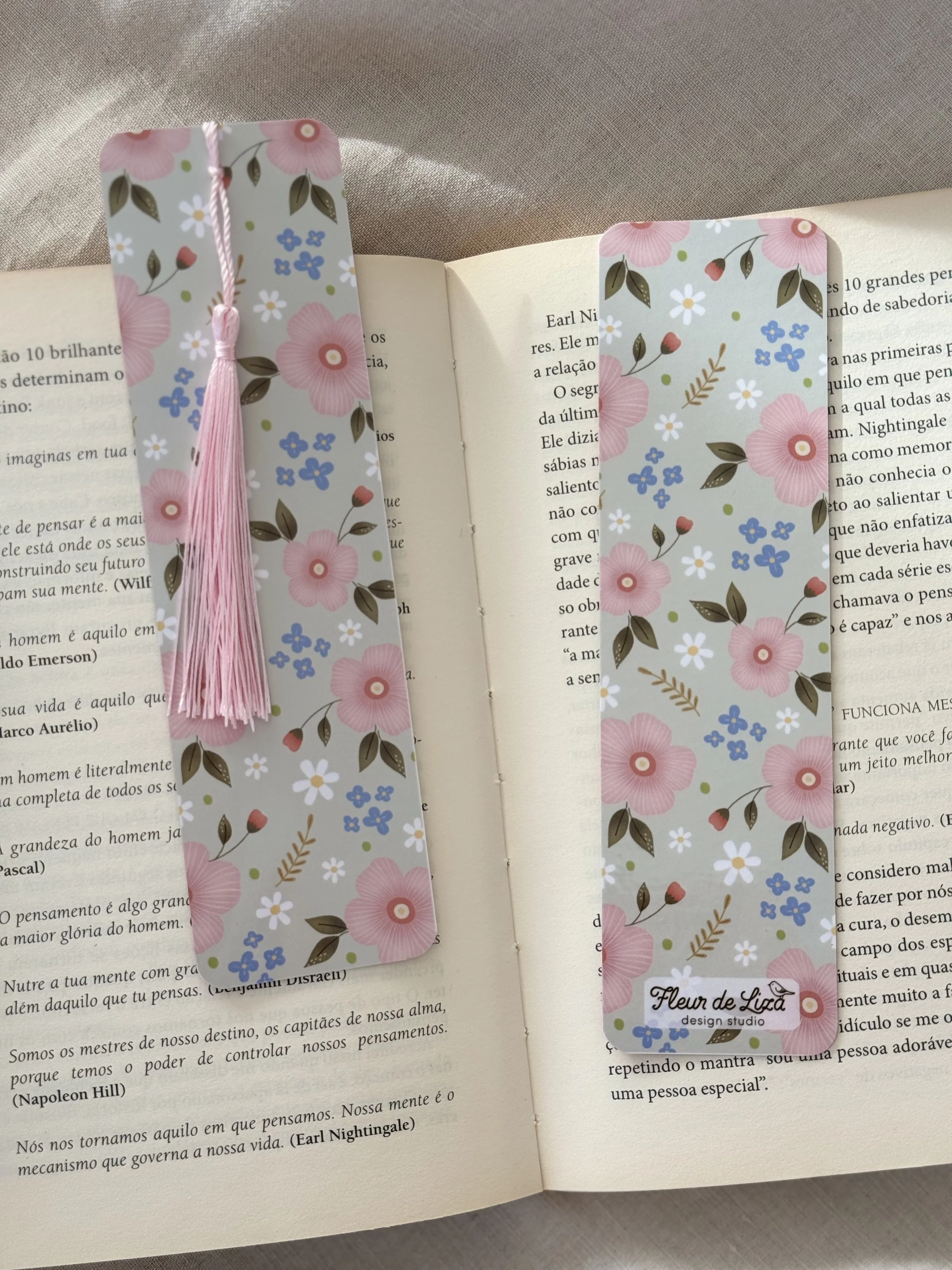Marque-page Floral