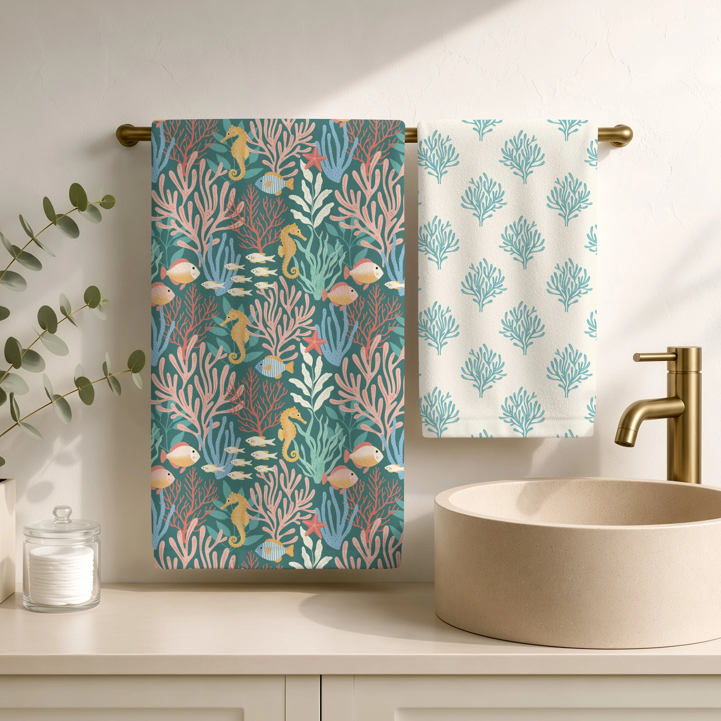 Serviettes de bain - Collection La Mer