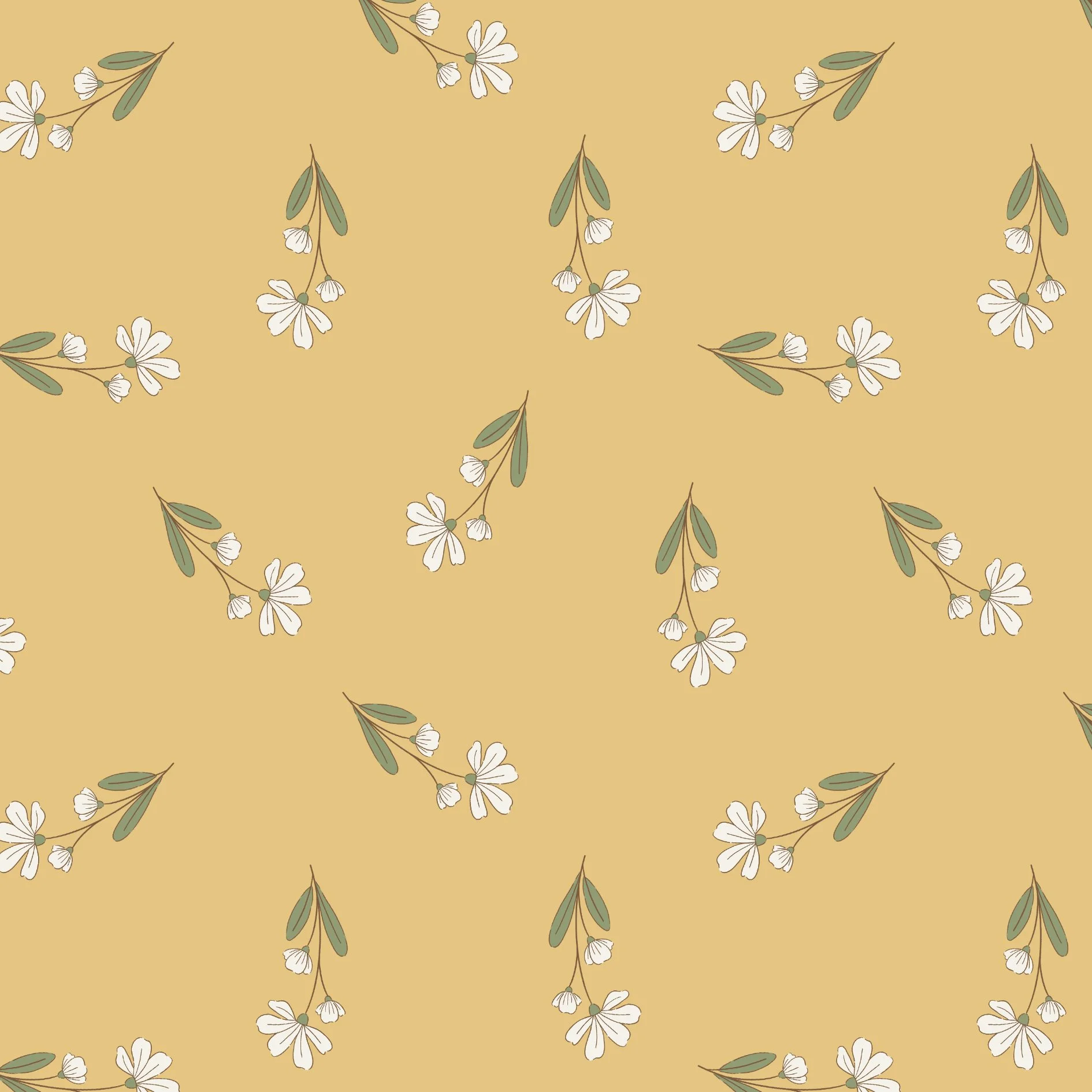 PEC008 - Mélangeur 1- Brins de fleurs - Jaune