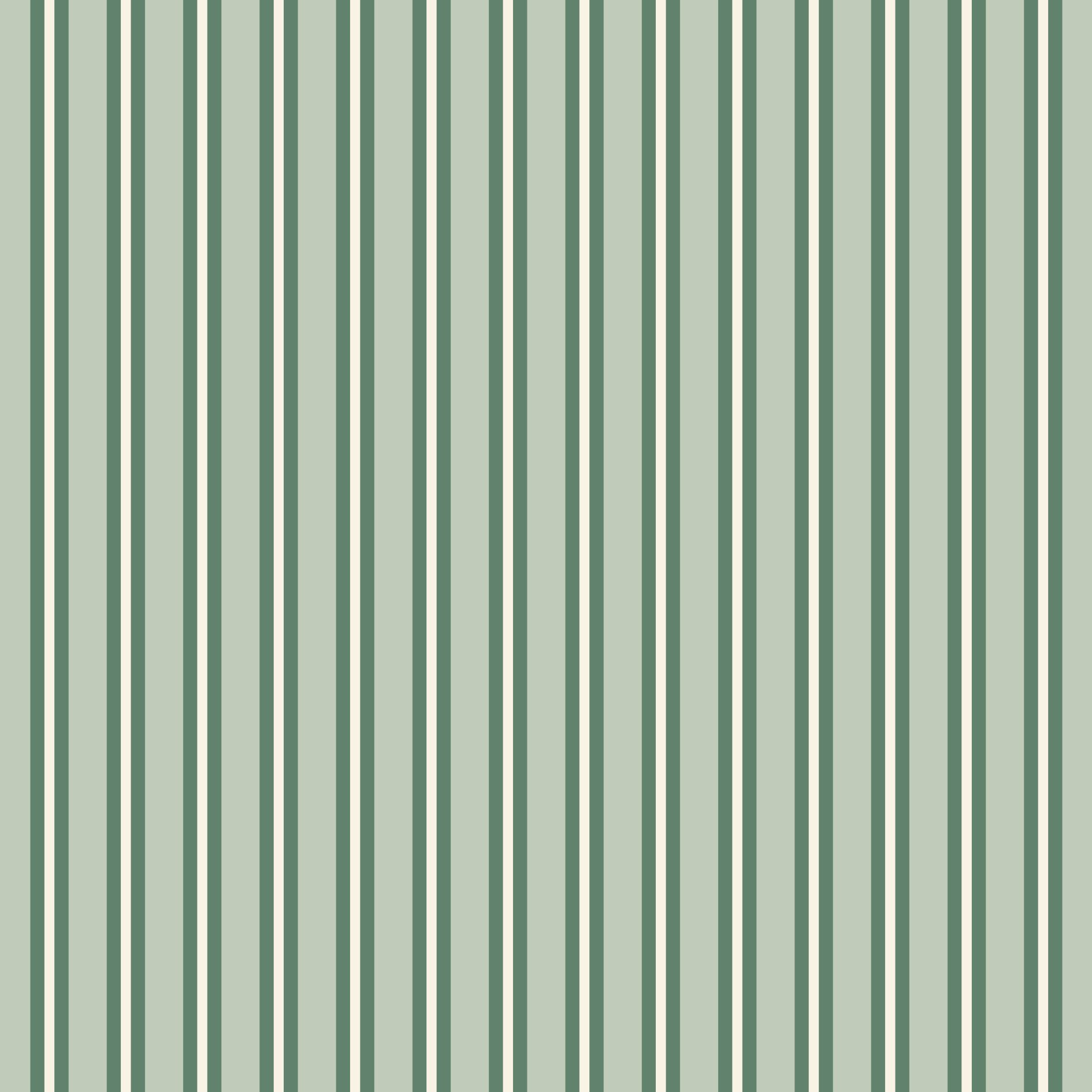 AHC004 - Rayures d'automne - Vert - 16 x 16 cm
