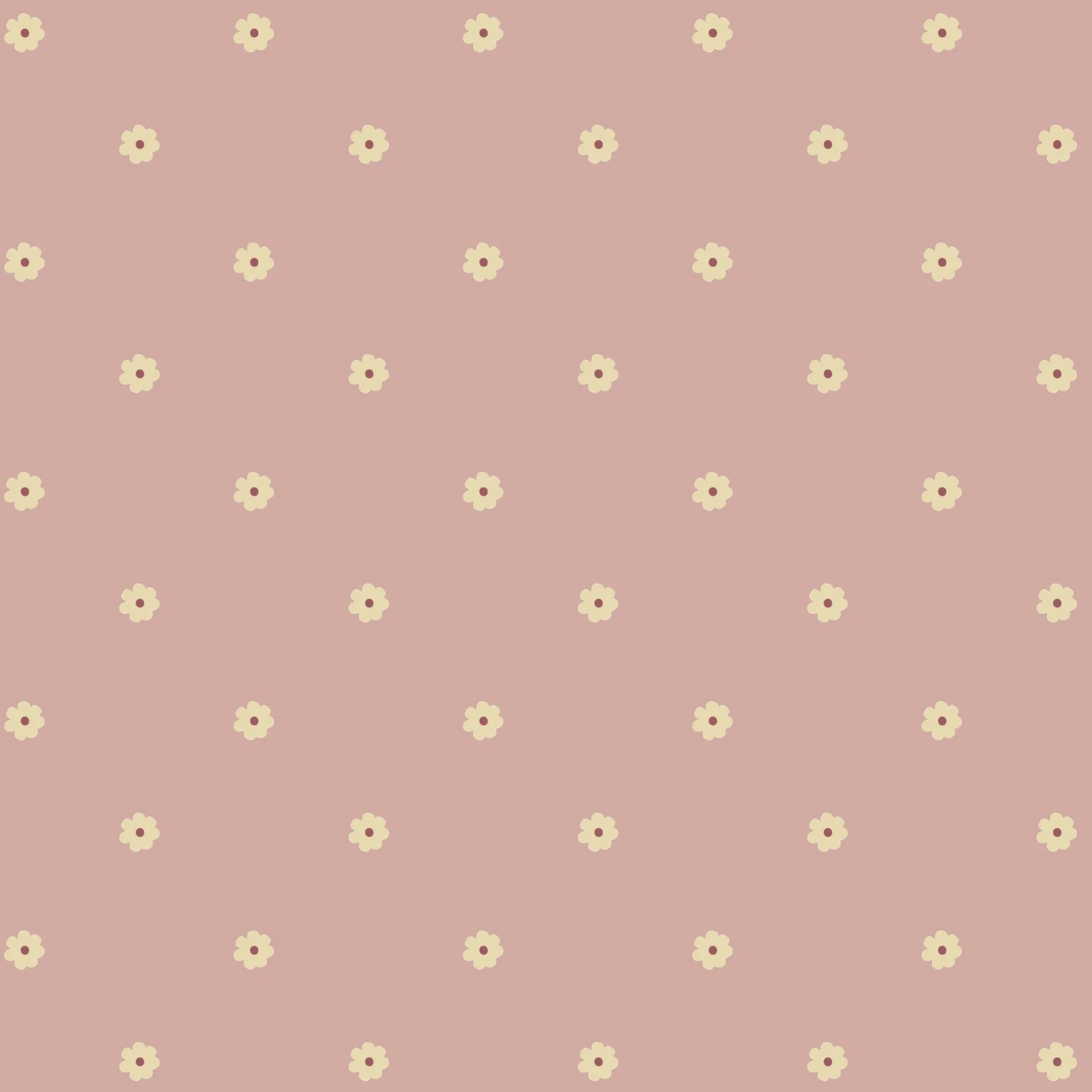 PEC006 - Fleurettes de printemps - Rose - 16 x 16 cm