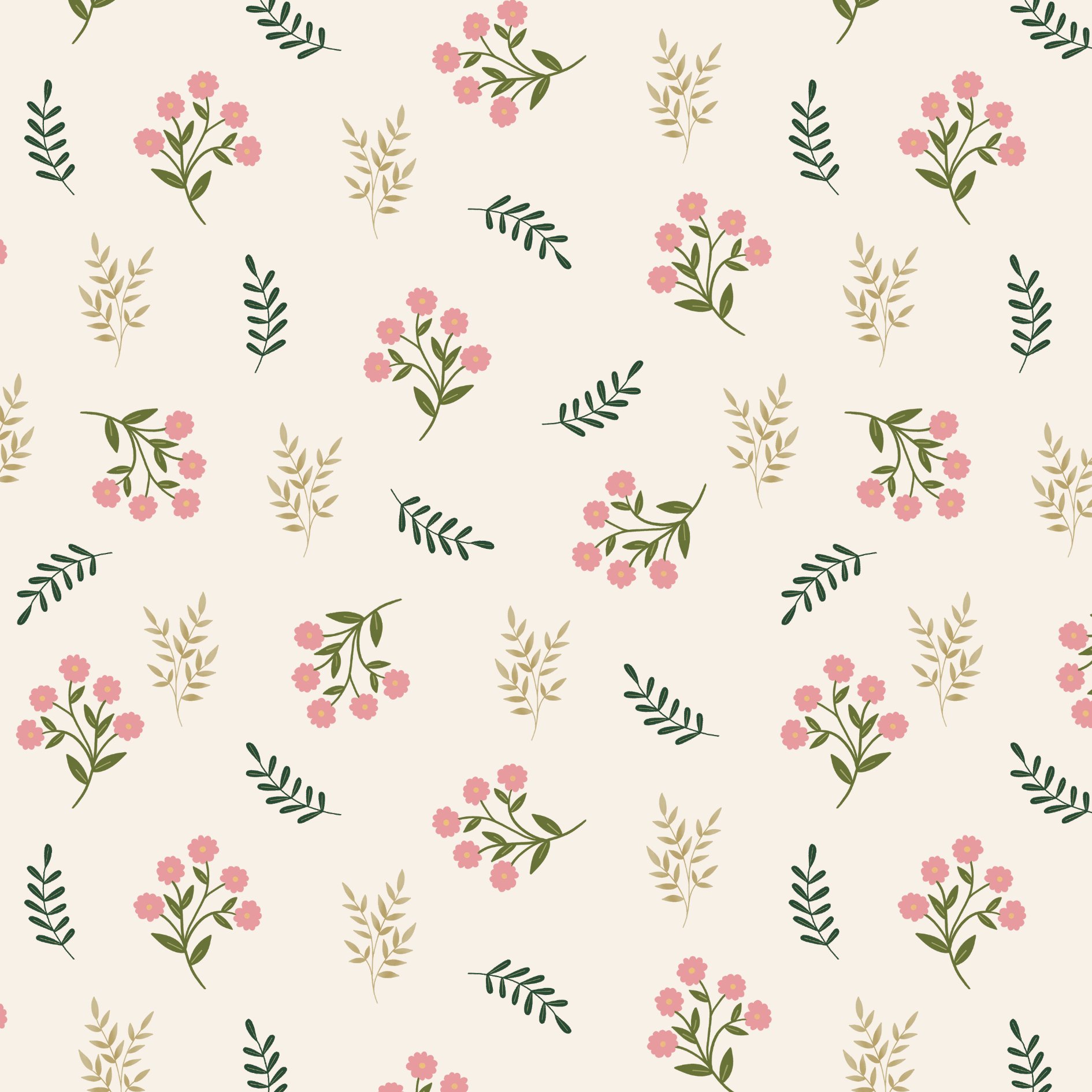 Fleurs des champs - Coordonné 2 - PEC004