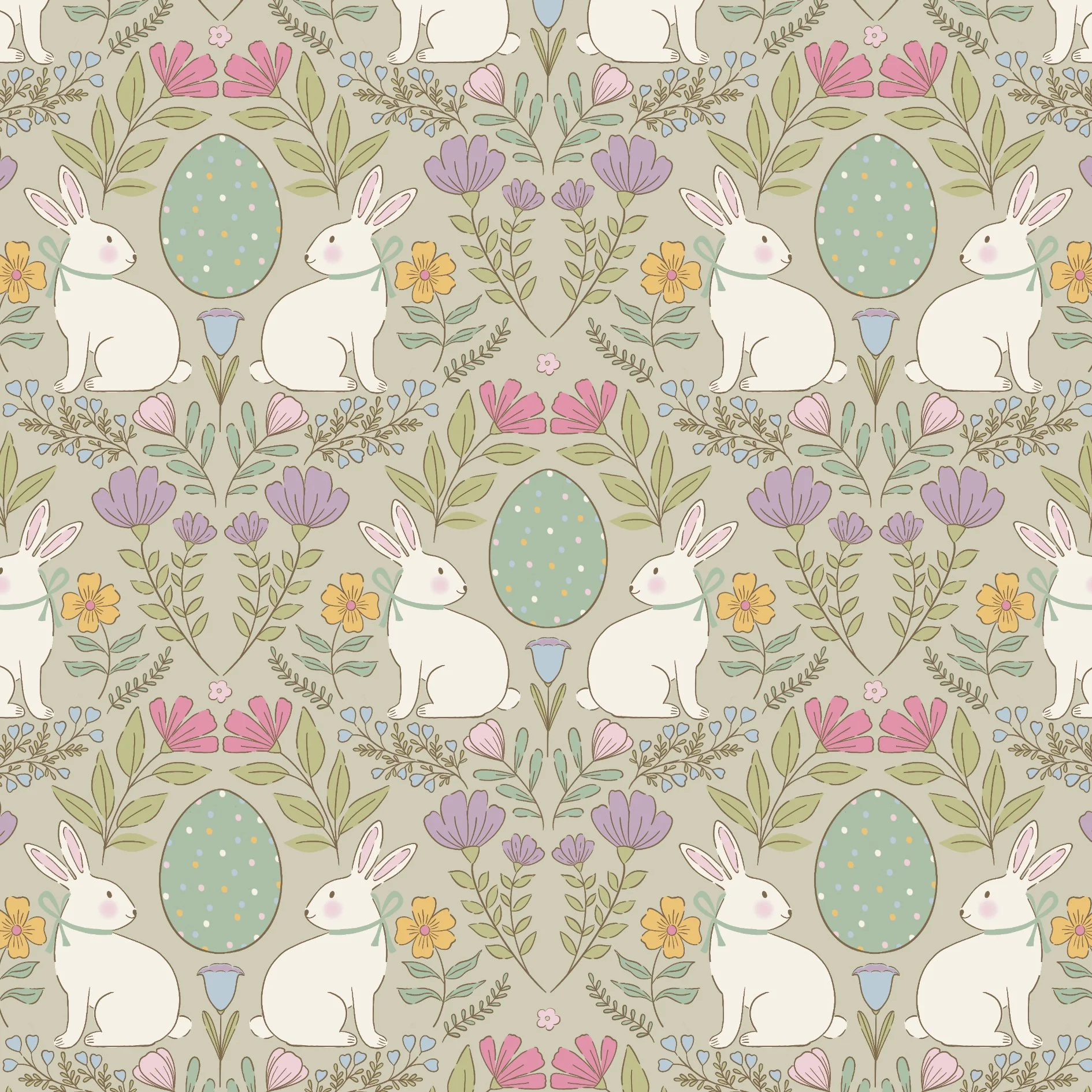 Lapins de printemps - Phare - Sauge tendre -PEC002