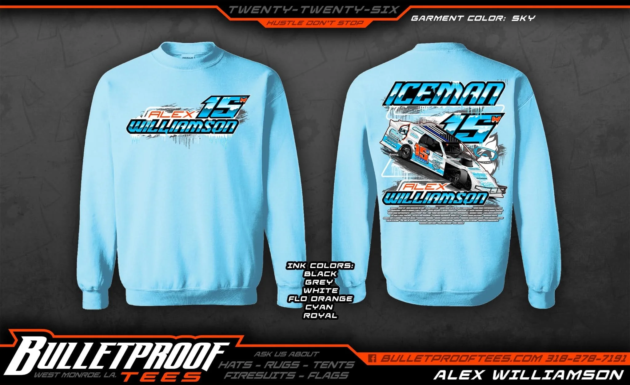 *PREORDER* Ice Cold Series Crewneck - Sky Blue