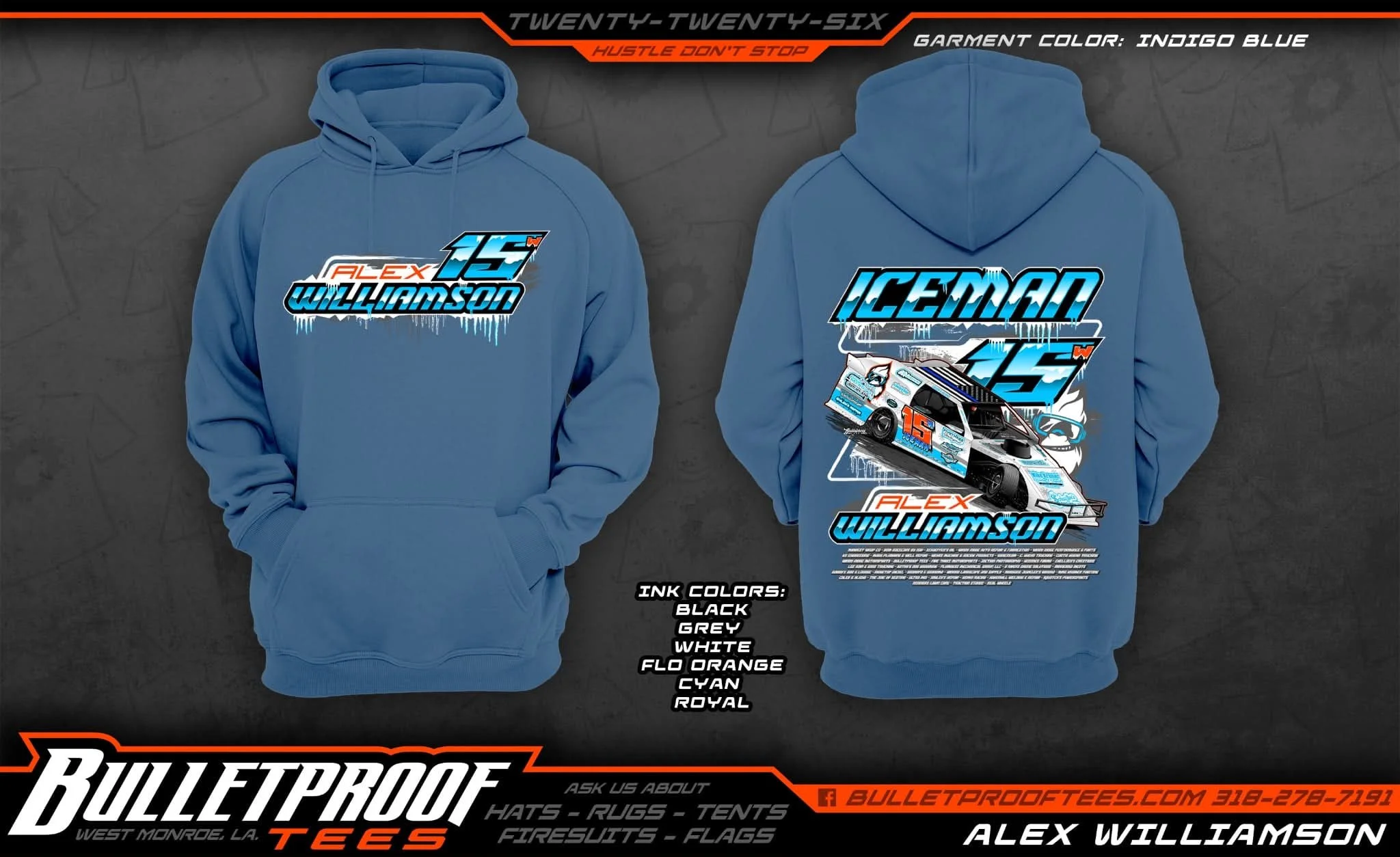 *PREORDER* Ice Cold Series Hoodie - Indigo Blue