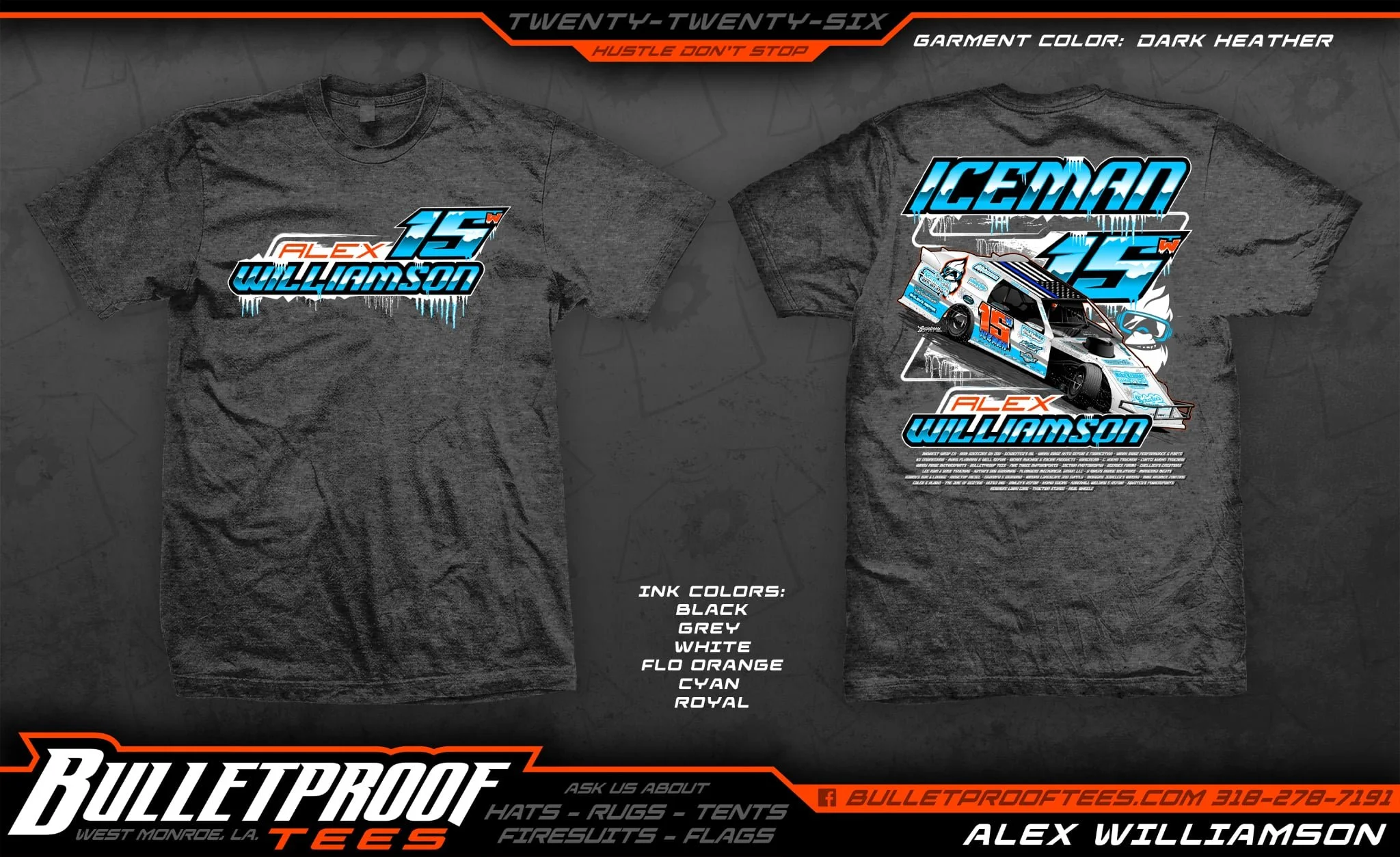 Ice Cold Series T-Shirt - Dark Heather *2XL ONLY*