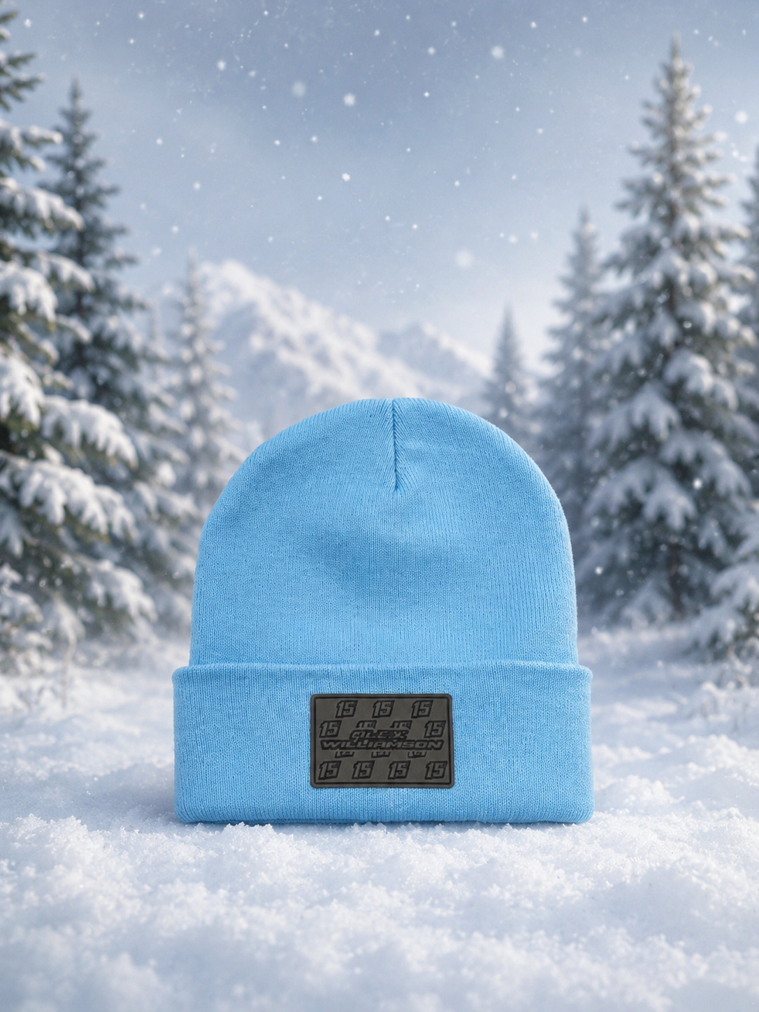 Ice Blue Beanie