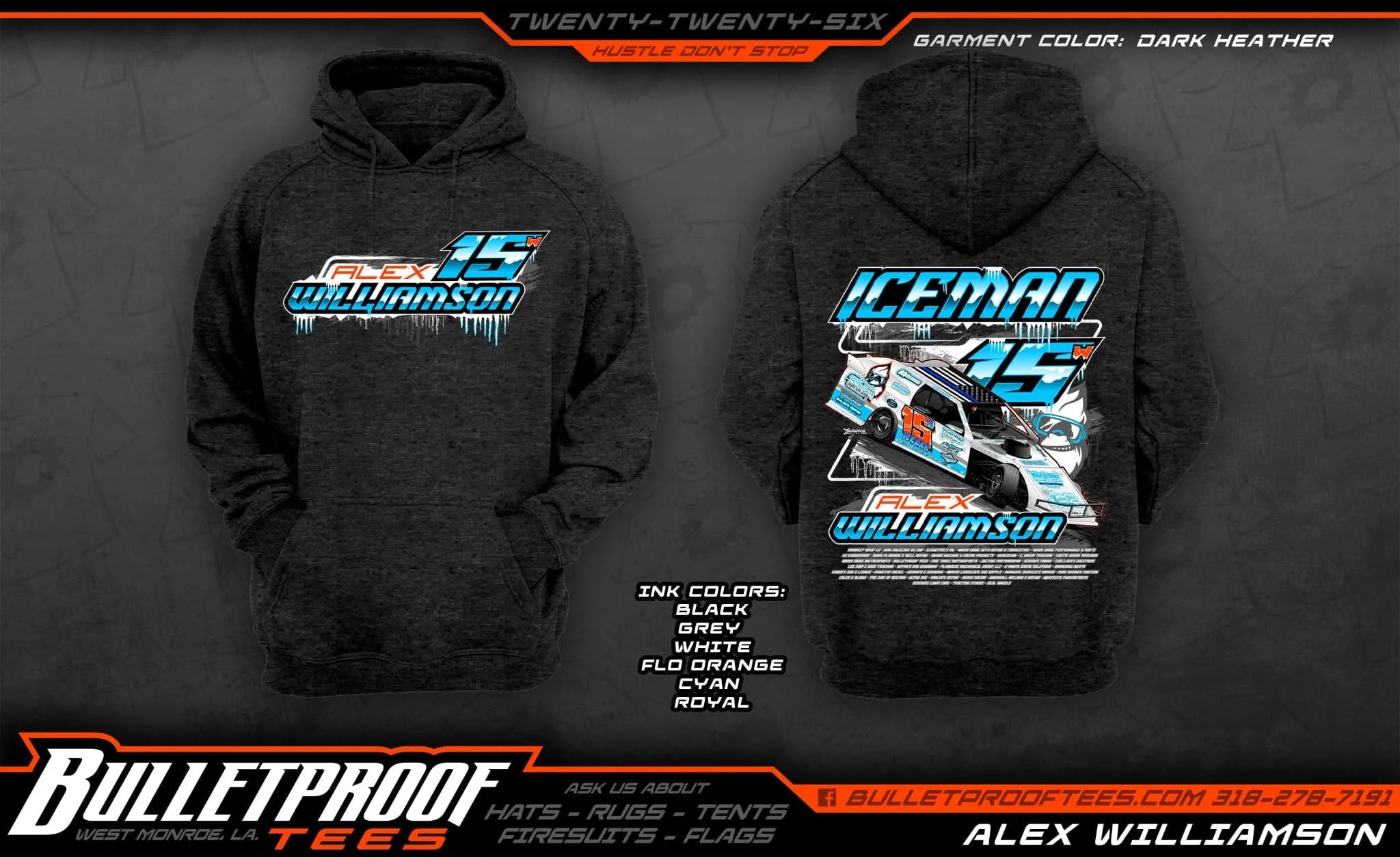 *PREORDER* Ice Cold Series Hoodie - Dark Heather