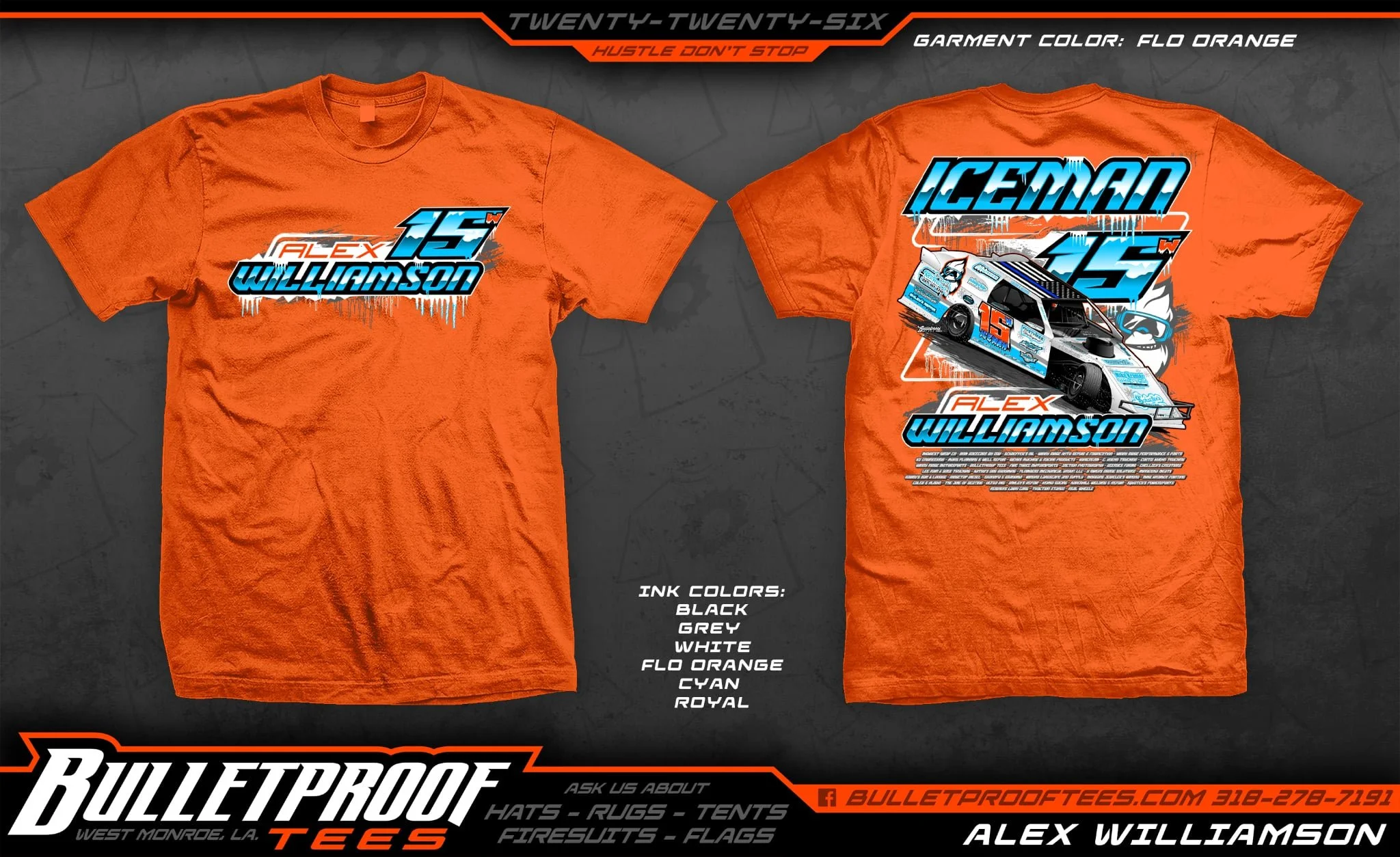 *PREORDER* Ice Cold Series T-Shirt - Flo Orange