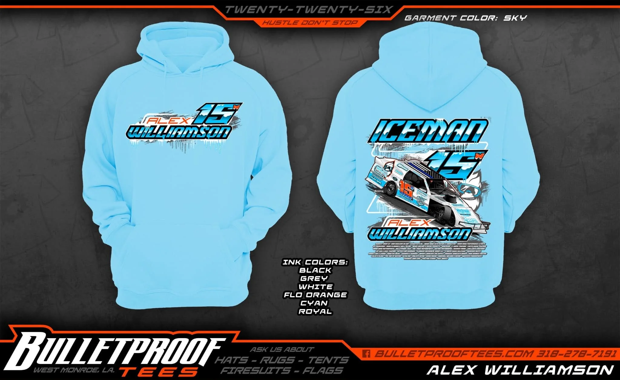 *PREORDER* Ice Cold Series Hoodie - Sky Blue