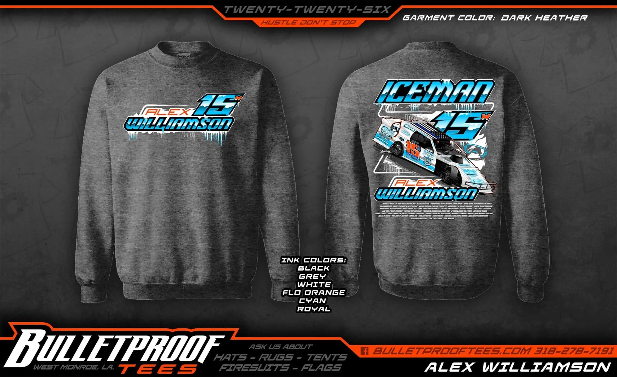 *PREORDER* Ice Cold Series Crewneck - Dark Heather