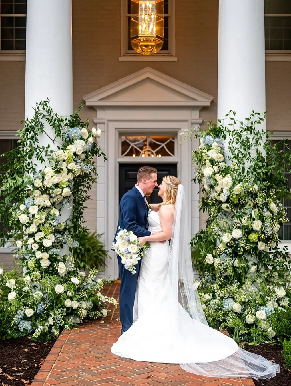 In college I went to peek over the wall to see where Jerry lived (unsuccessfully) and yesterday I got to be in all the #BTS moments. Pinch me. 

Natalie and Caleb were an absolute joy to plan for.  The weather was about as unpredictable as possible, 