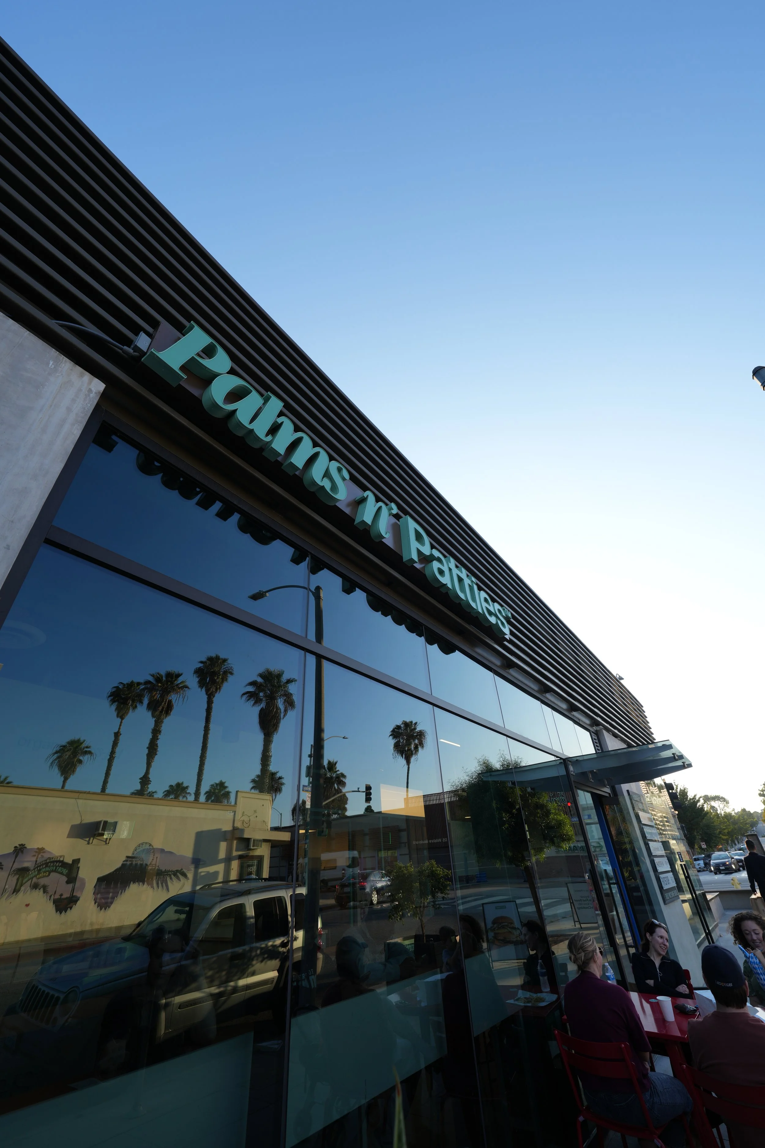 Palms n' Patties restaurant in Santa Monica, California