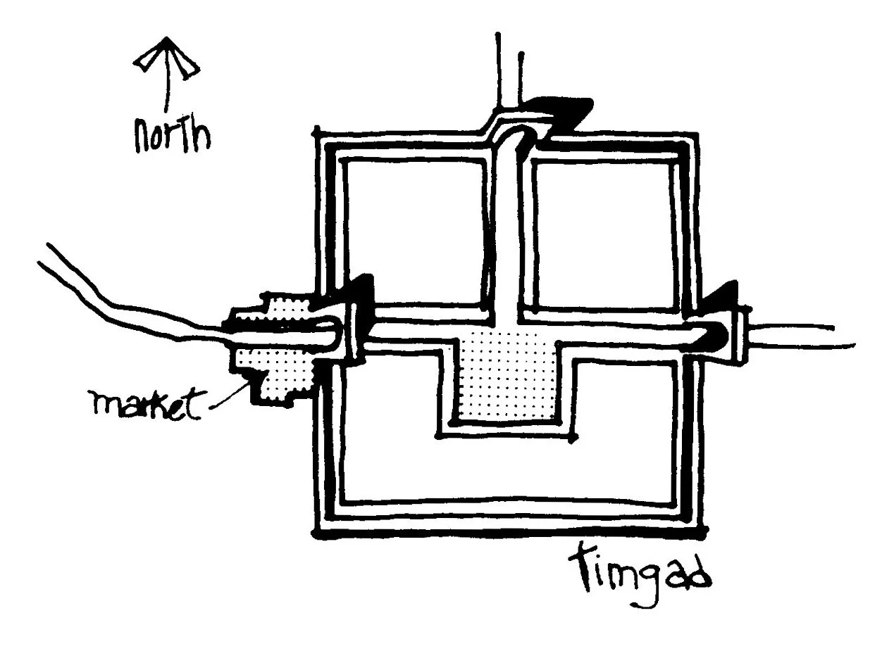 Diagram of Basic Roman Plan
image: Urban Space by French
