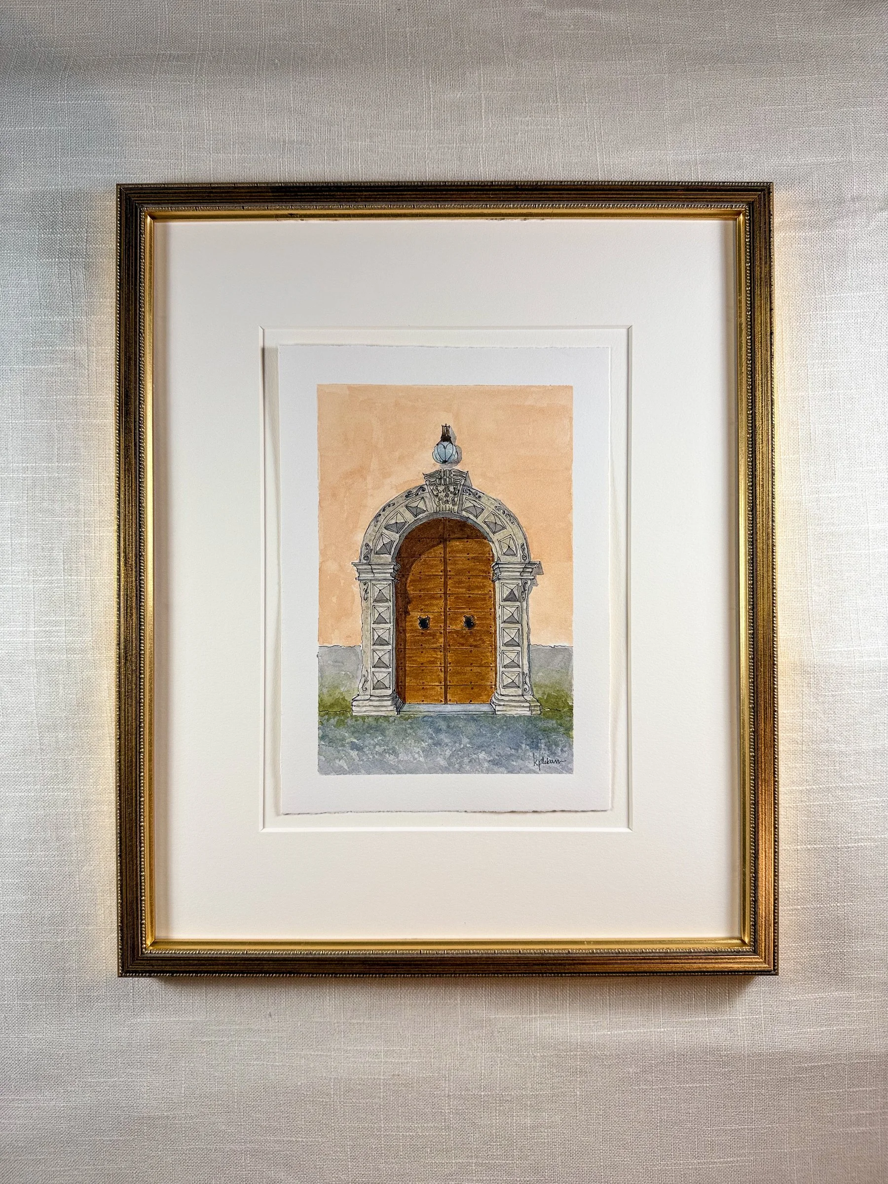 Amalfi Coast Door VIII ~ FRAMED Limited Edition