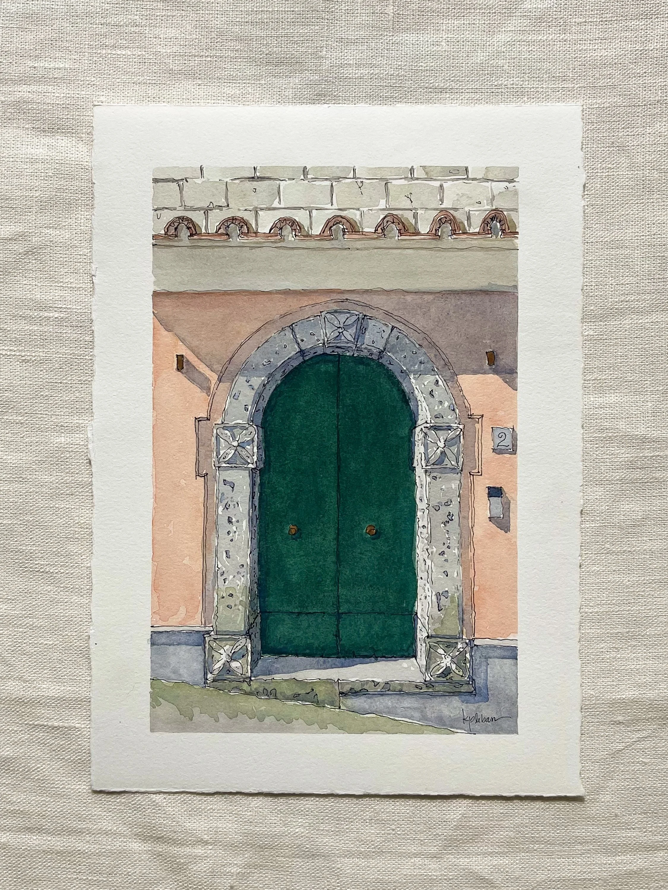 Amalfi Coast Door No. 9
