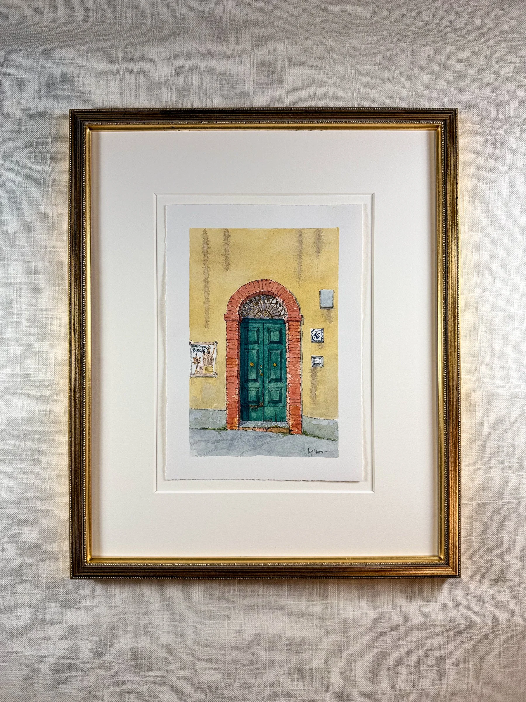 Amalfi Coast Door IV ~ FRAMED Limited Edition