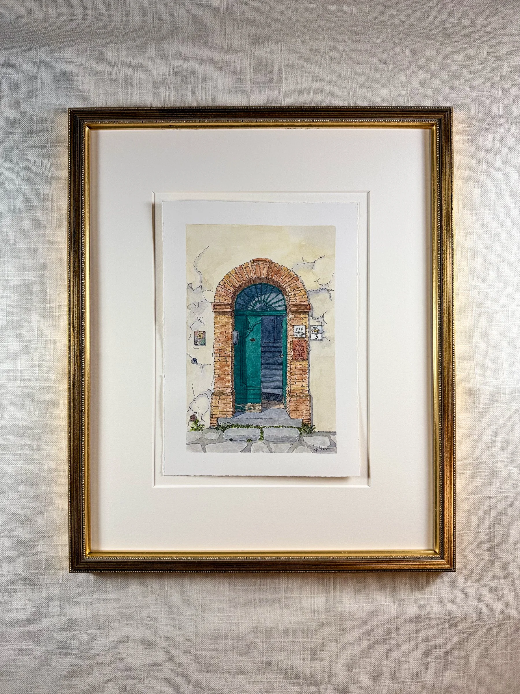 Amalfi Coast Door VI ~ FRAMED Limited Edition