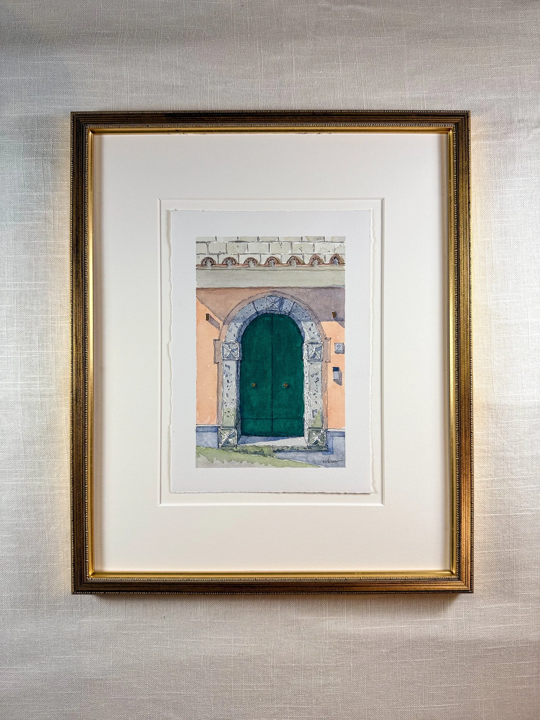 Amalfi Coast Door IX ~ FRAMED Limited Edition