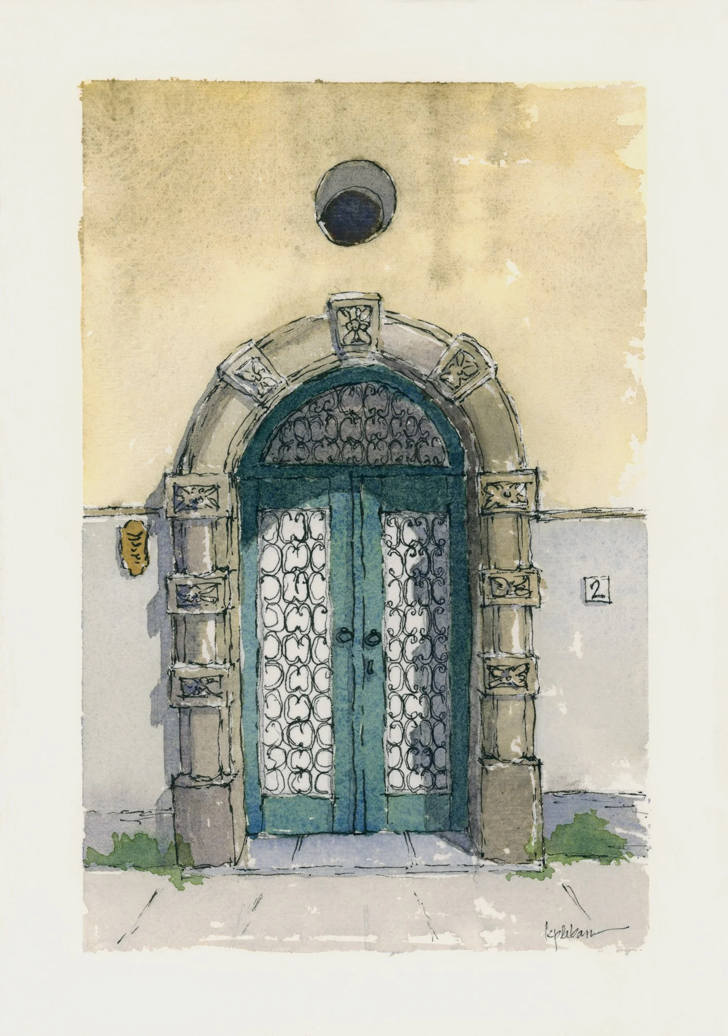 Amalfi Coast Door I