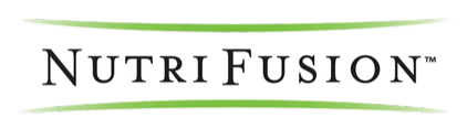 NutriFusion logo with green lines