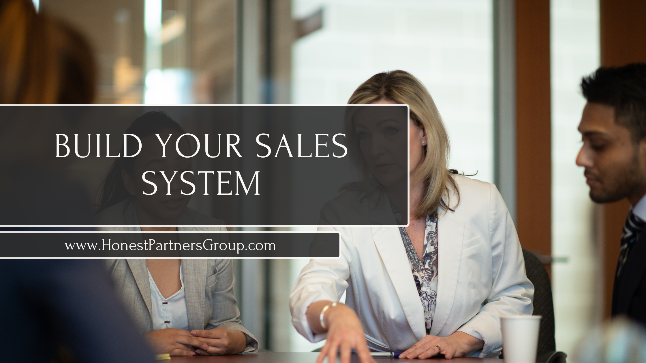 A woman CEO discussing sales