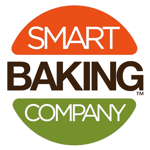 Smart Baking Company logo with "Smart" in orange, "Baking" in black, and "Company" in green.