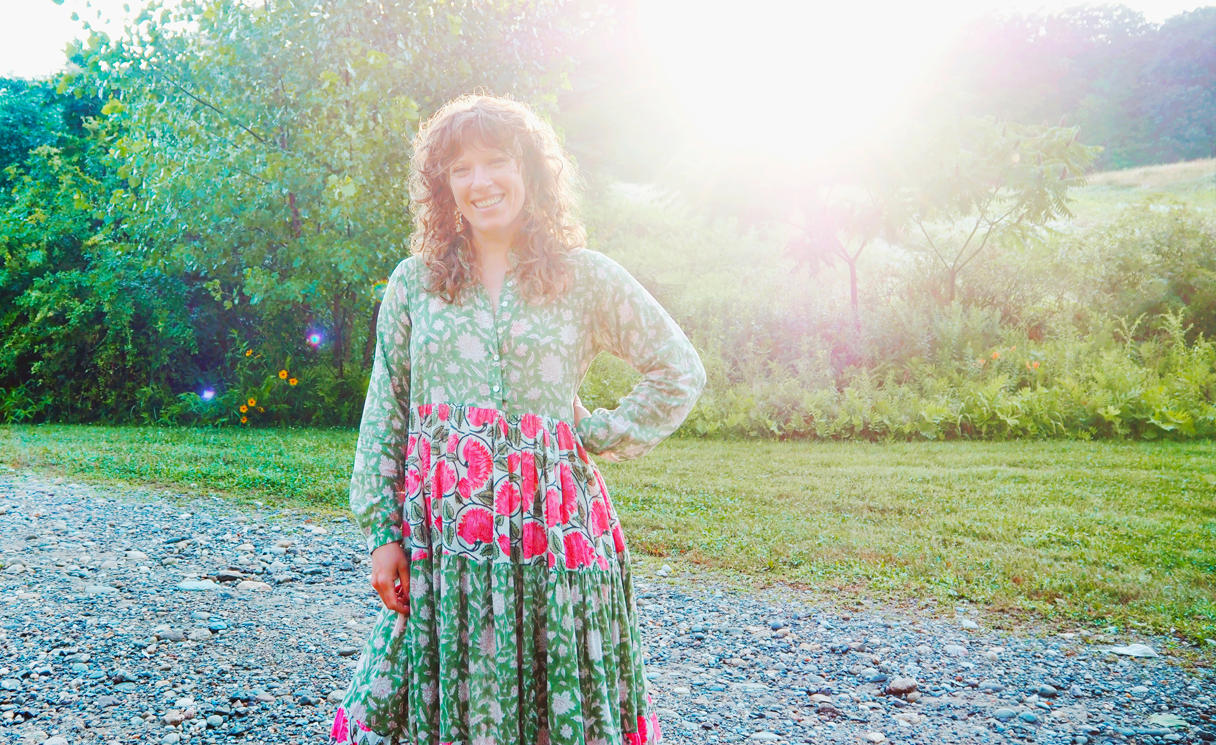 Embodied feminine leadership and grounded presence, representing intuitive brand and business strategy for women