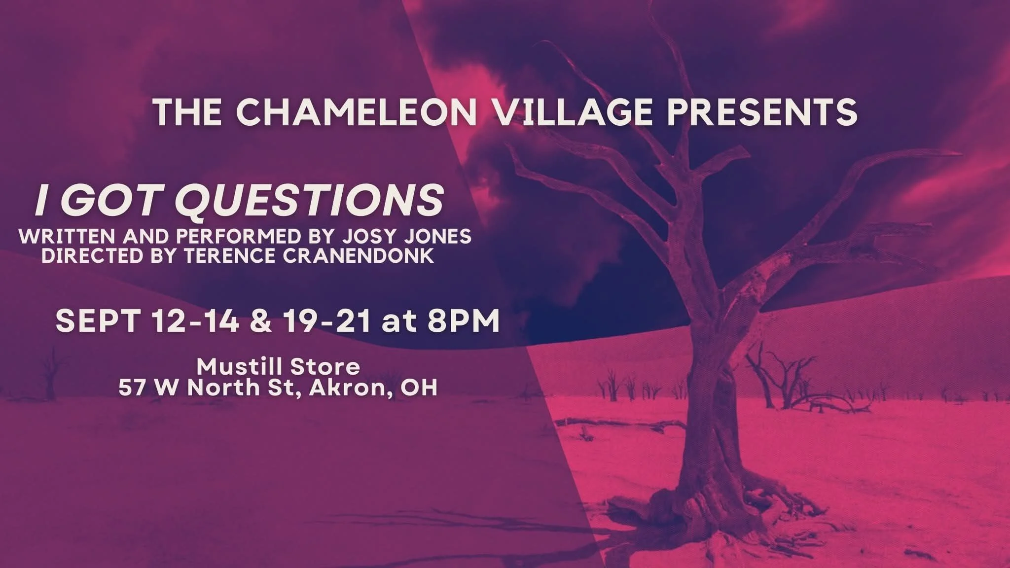 Chameleon Theatre One Woman Show