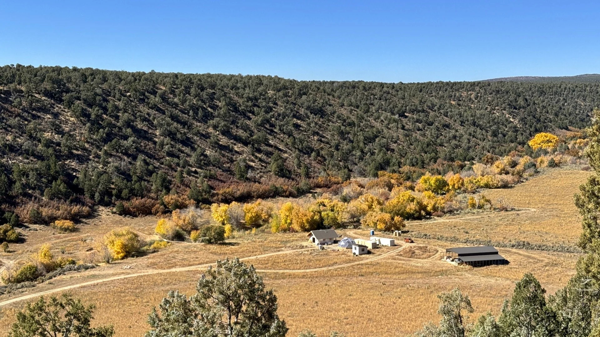 Earthville Institute campus from above