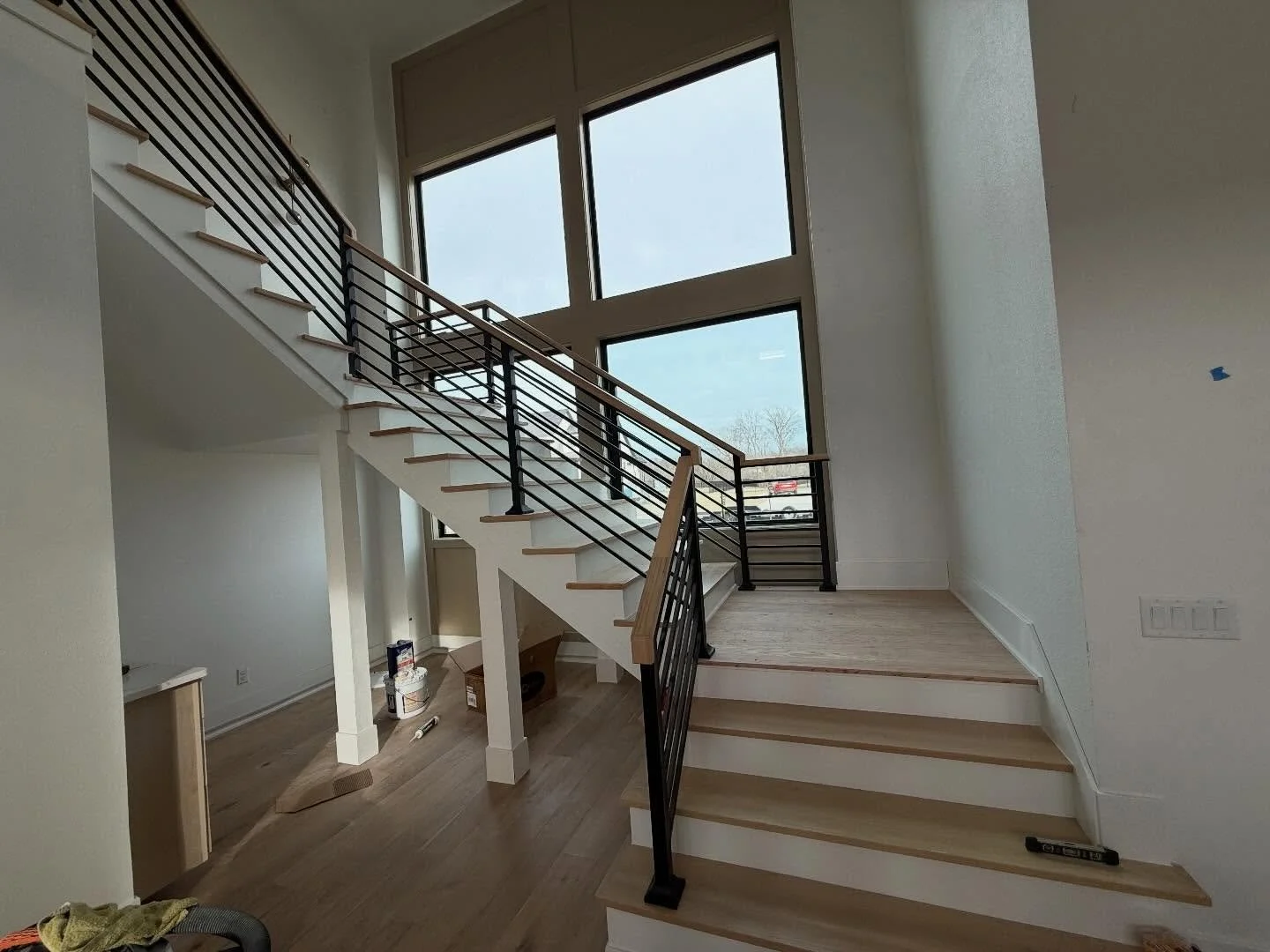 Custom railing for custom homes!!! #welder #custom #otweld