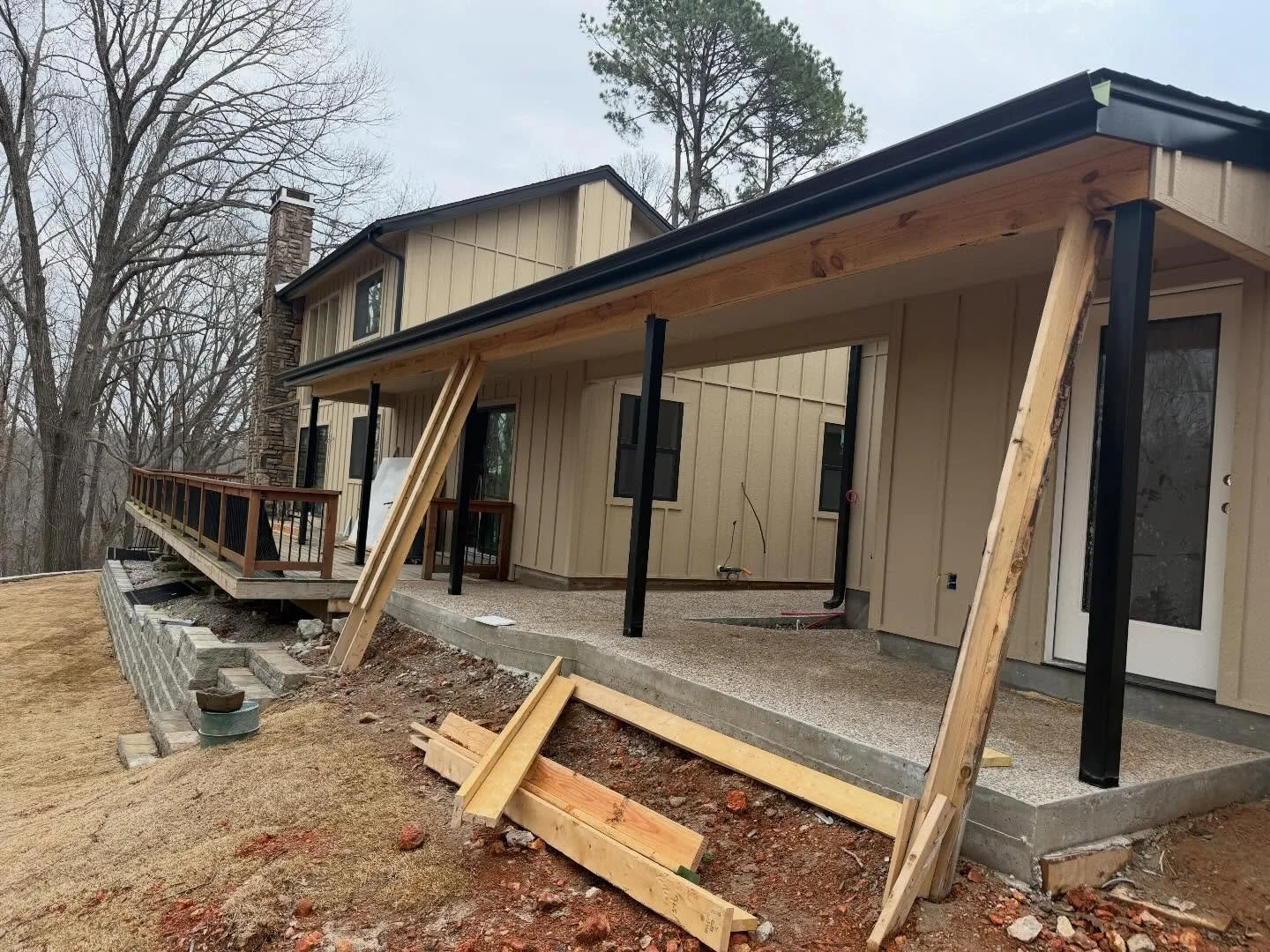 Structural post with a seamless look! #welder #otweld