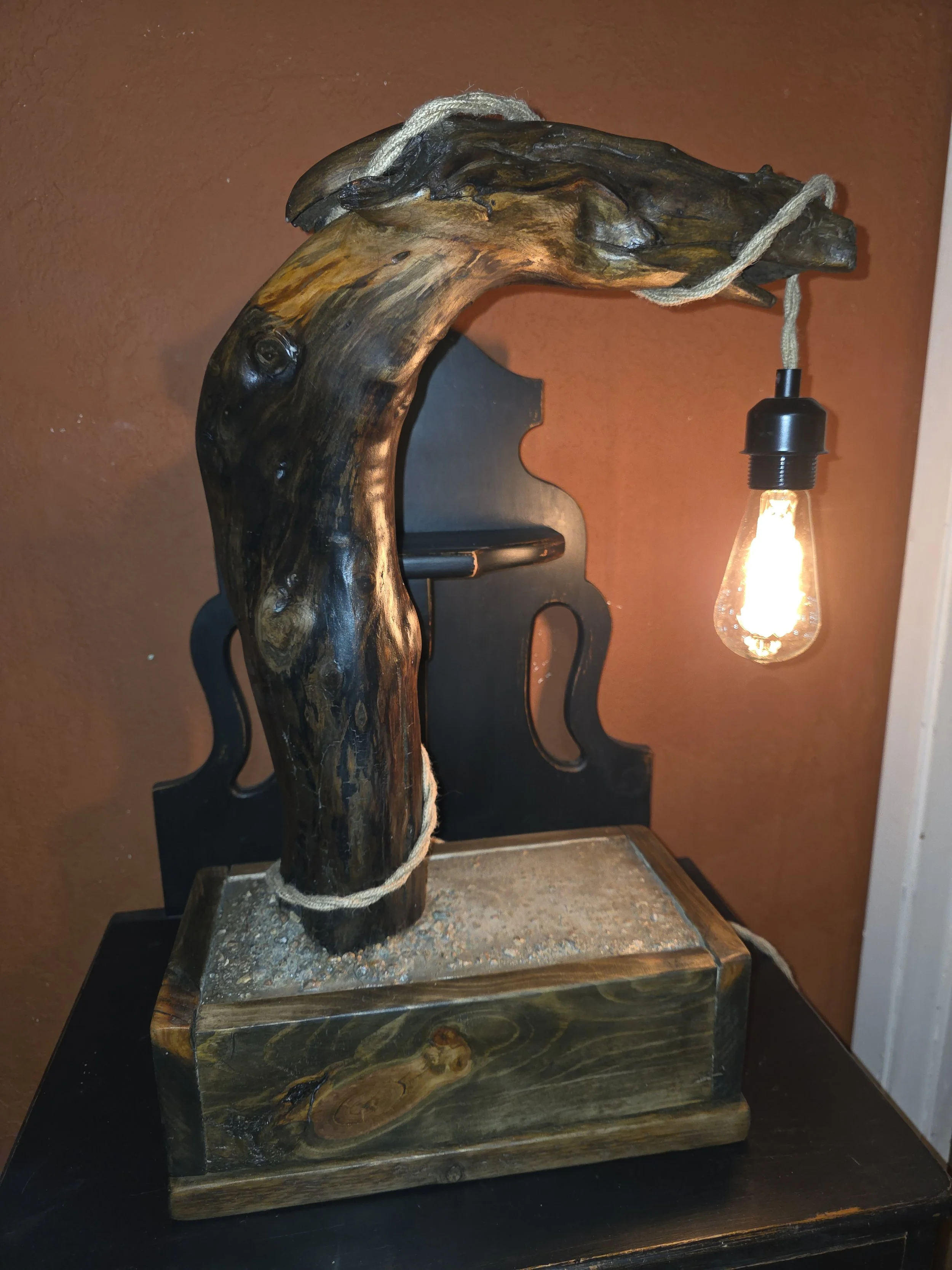 Desert Mustang Lamp
