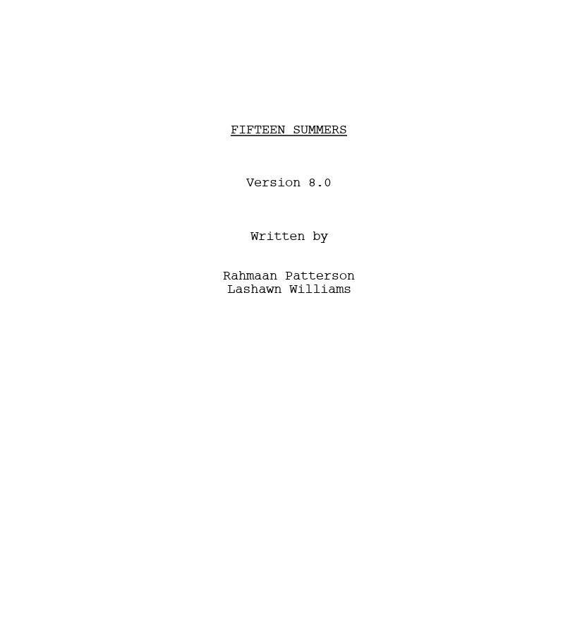 15 Summers - Vertical Series