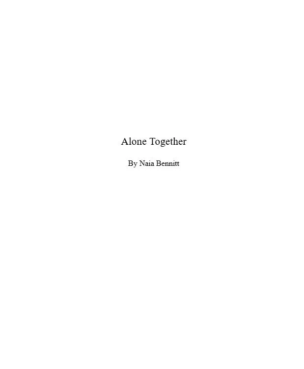 Alone Together