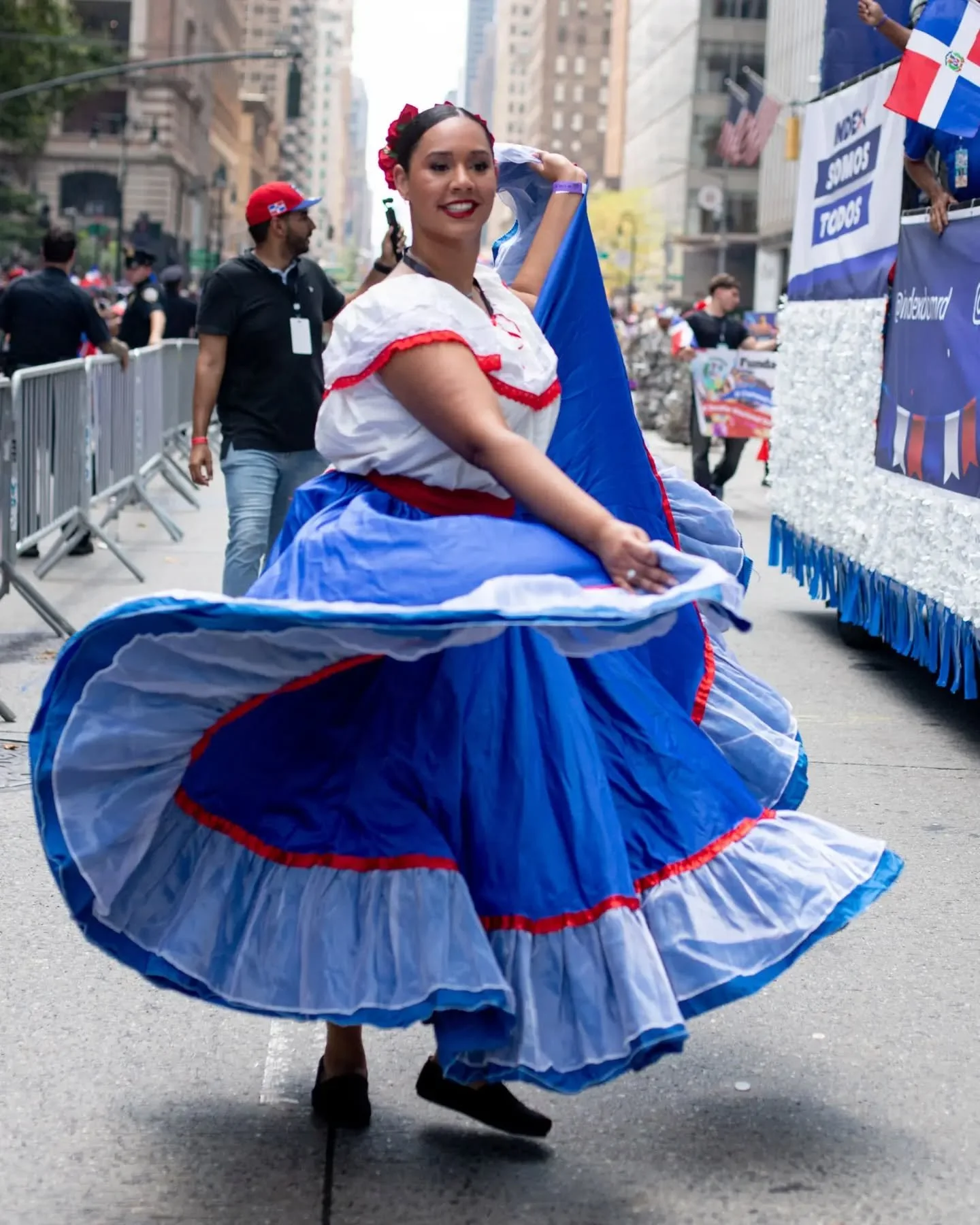 Photos from the Dominican Day Parade in NYC. The hot sun that could probably cook an egg didn't stop anyone from seeing the parade. 📸 @stomping.creative 

#dominicandayparade #dominicanos #dominicanrepublic #streetportraits #nyclife