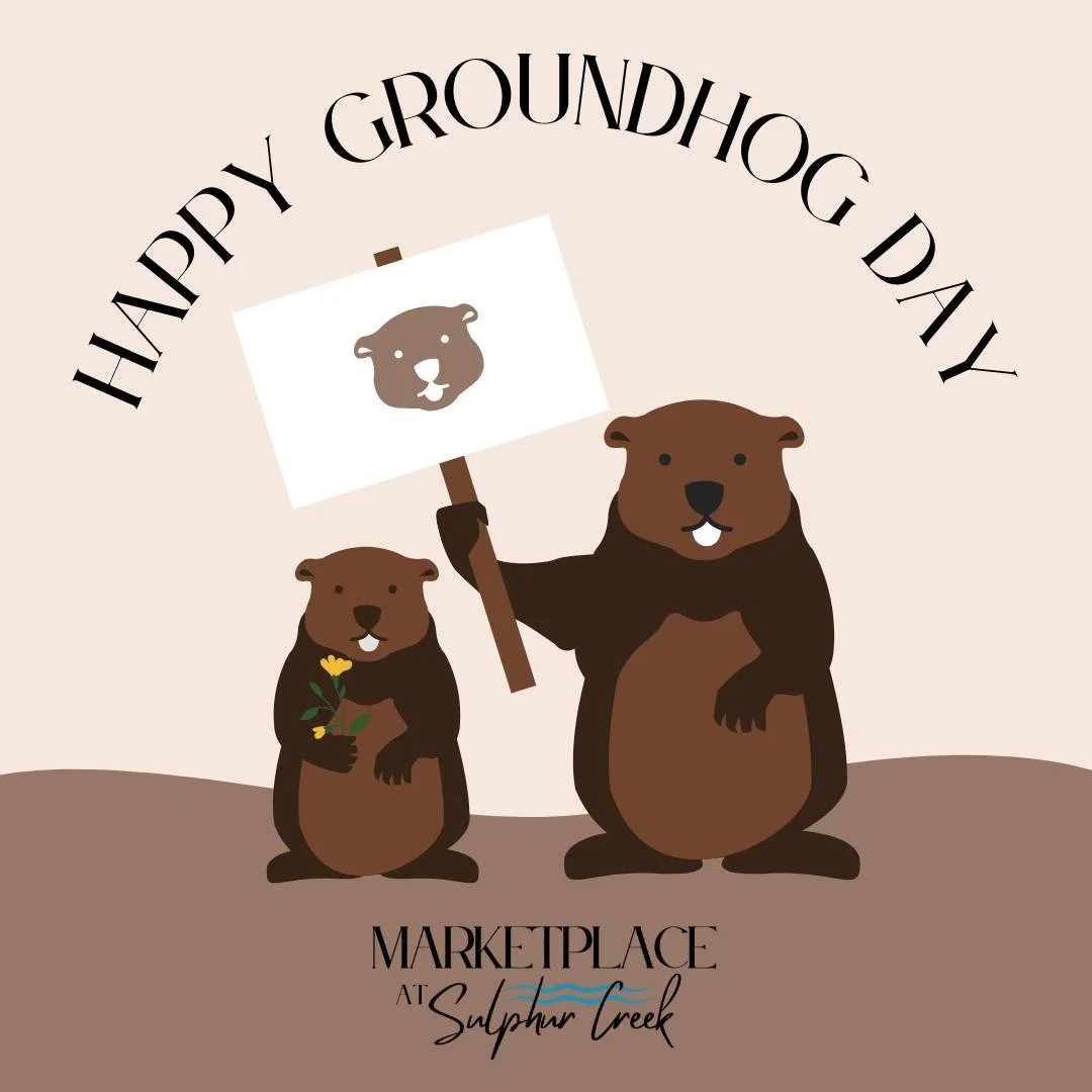 🦫 HAPPY GROUNDHOG DAY! 🦫

It's February 2nd &ndash; the day we all wait for to see if spring is coming early or if we're in for six more weeks of winter!

Whether Punxsutawney Phil sees his shadow or not, one thing's for sure: Market Place at Sulph