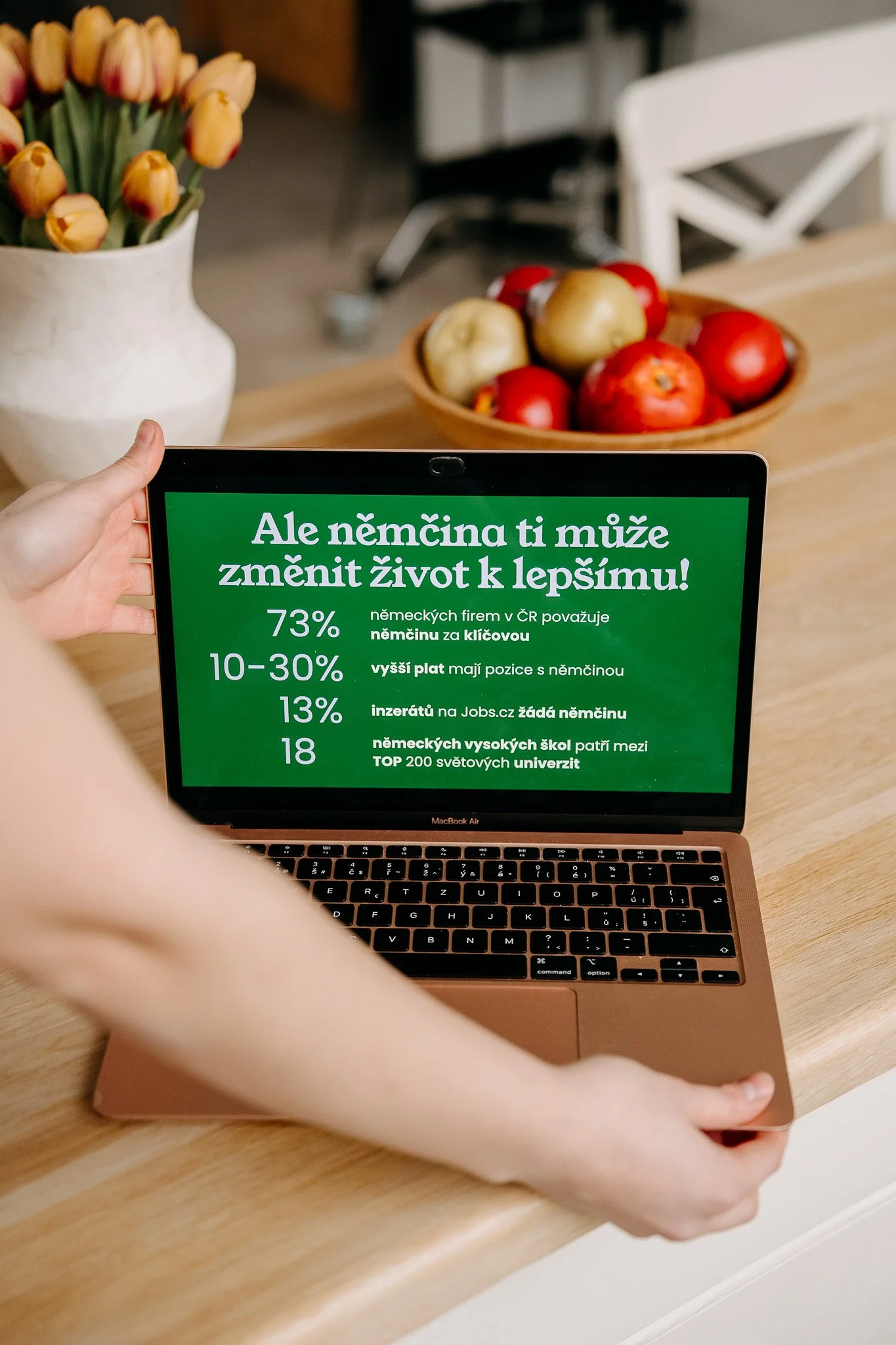 Germanouš - lektorka německého jazyka a její první brandové focení