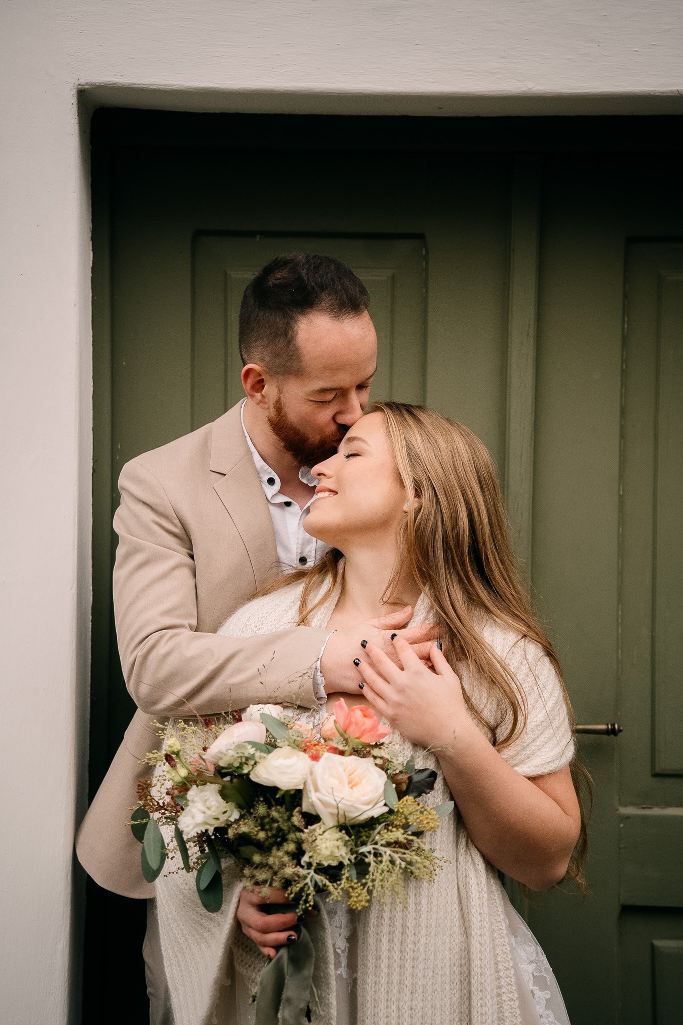 Elopement photography at Czech solitude. Vintage style