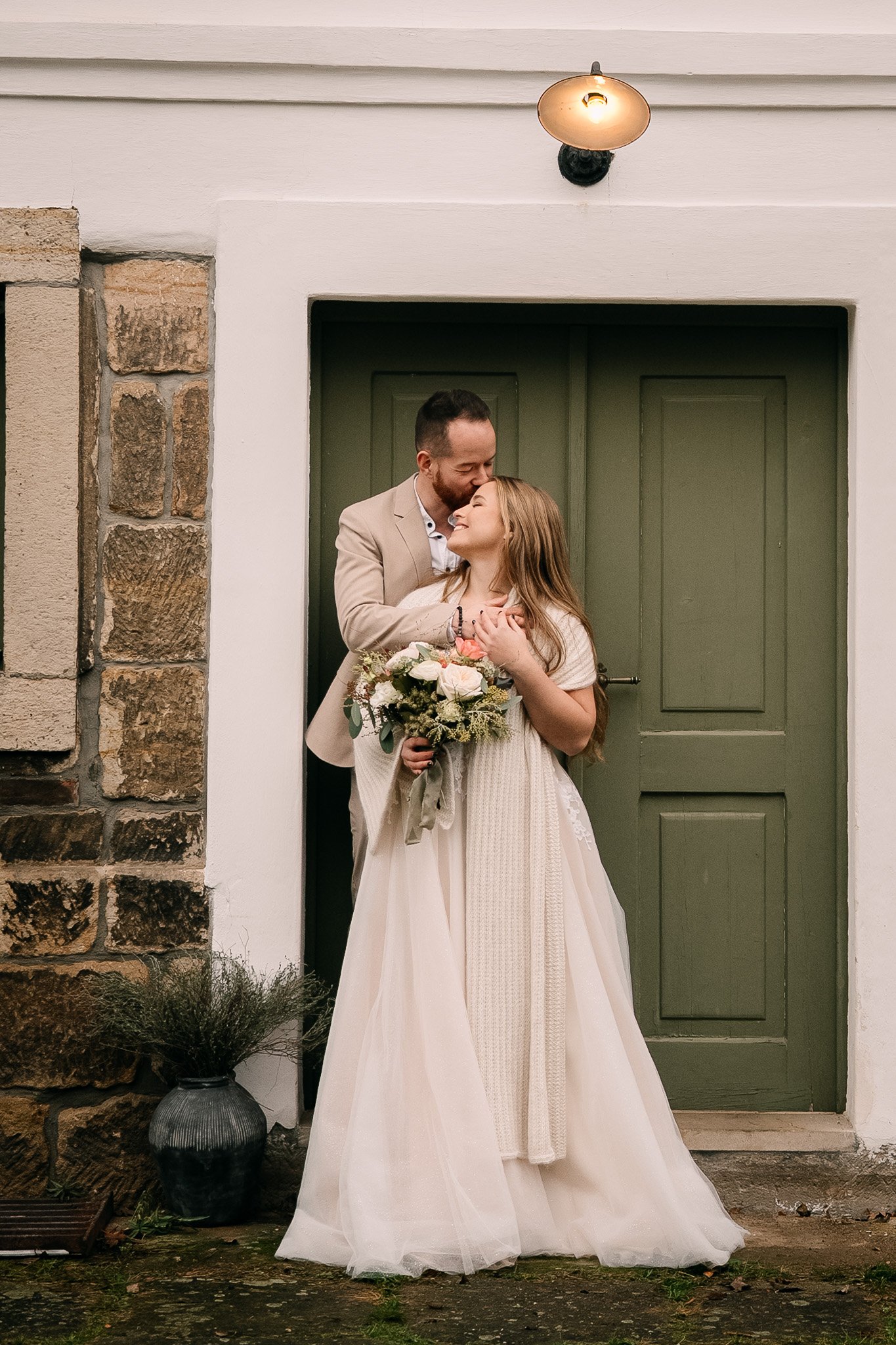 Elopement photography at Czech solitude. Vintage style