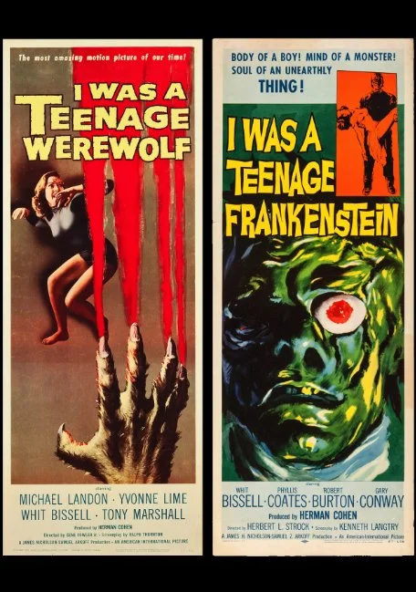 I Was a Teenage Werewolf (1957) / I Was a Teenage Frankenstein (1957)