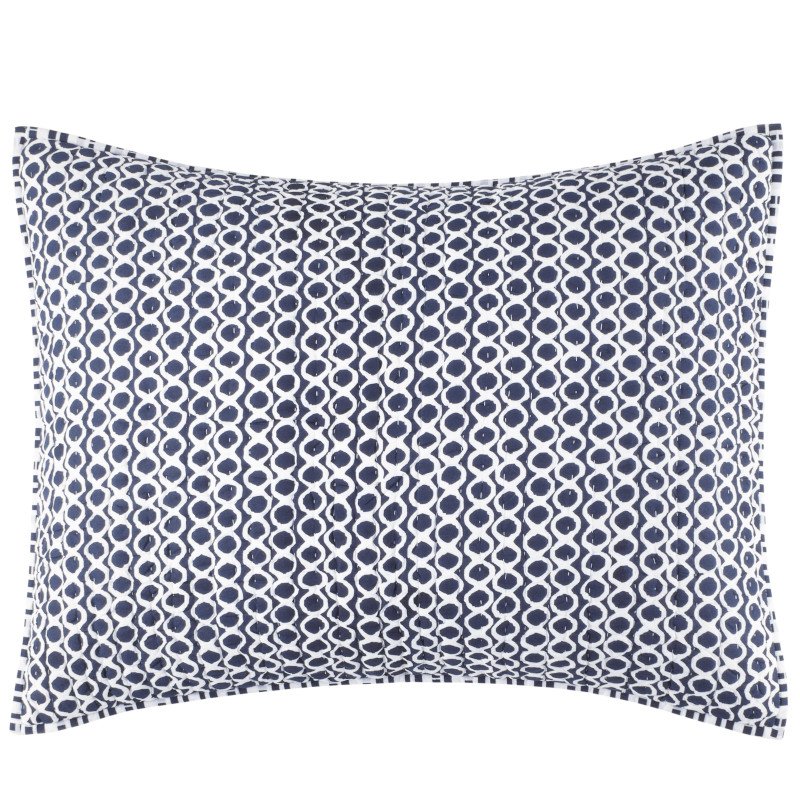 Tyler Indigo Quilted Sham