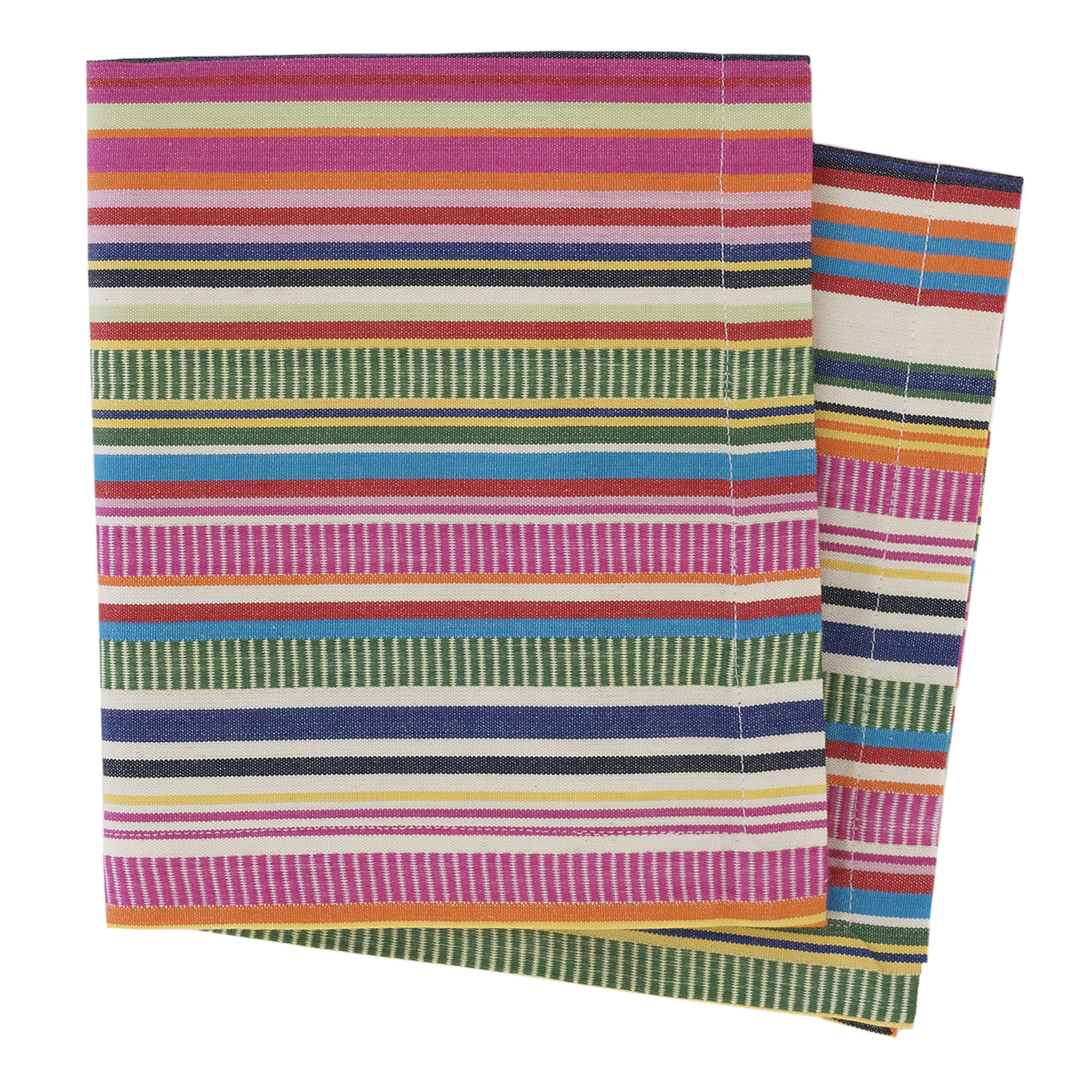 Bright Stripe Cotton Napkins (set of 4)
