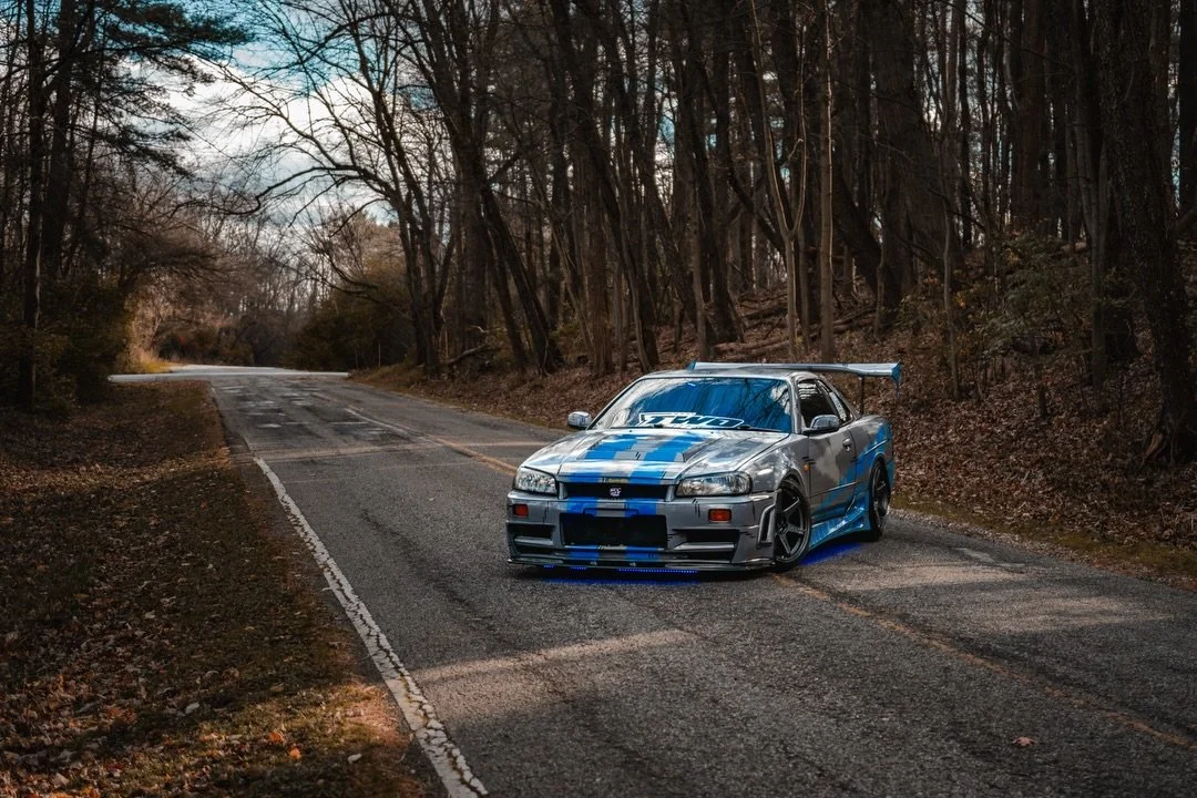 Captured so many amazing photos of this awesome ride, many more to come!

This Nissan Skyline R34 is hand painted by @wrapsrwack inspired by Paul Walker&rsquo;s 2 fast 2 furious Skyline.

If you have ever dreamed about parking something like this in 
