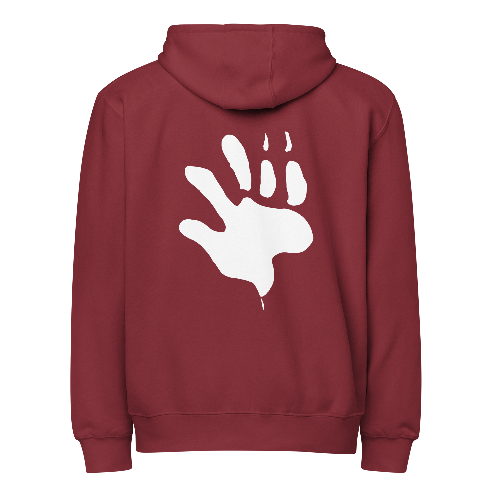 White Handpaw Hoodie