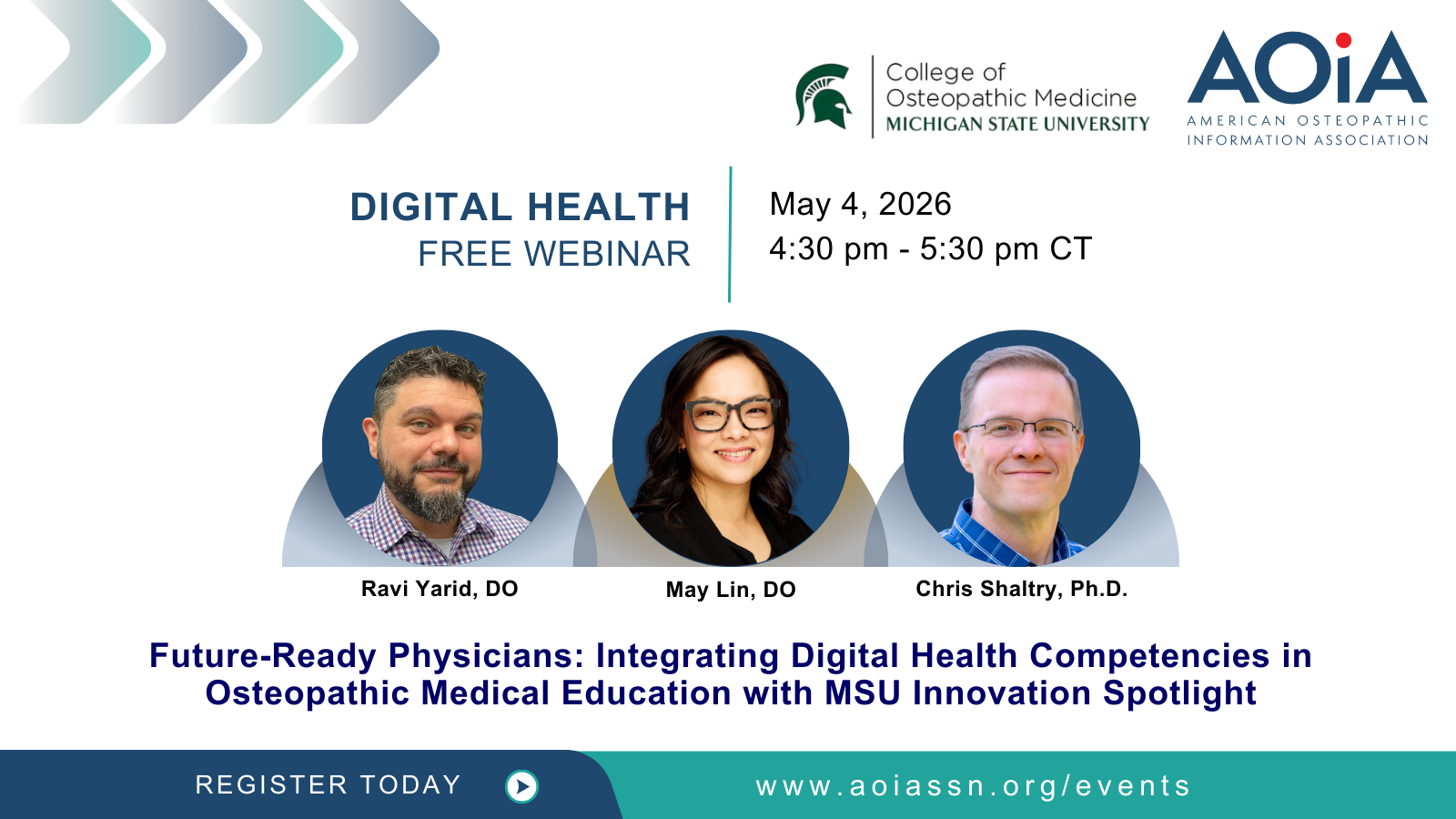 Future-Ready Physicians: Integrating Digital Health Competencies in Osteopathic Medical Education with Michigan State University Innovation Spotlight